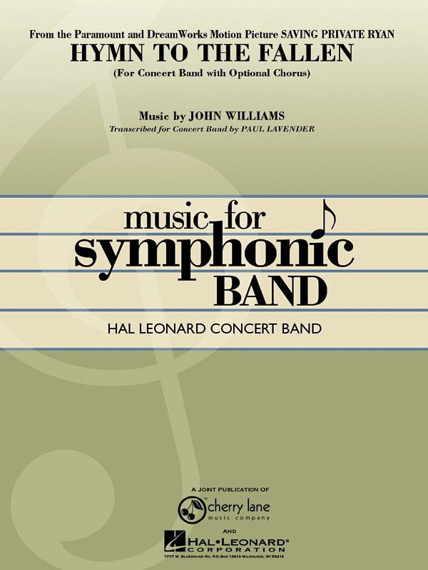 John Williams: Hymn to the Fallen (from Saving Private Ryan): Concert Band:
