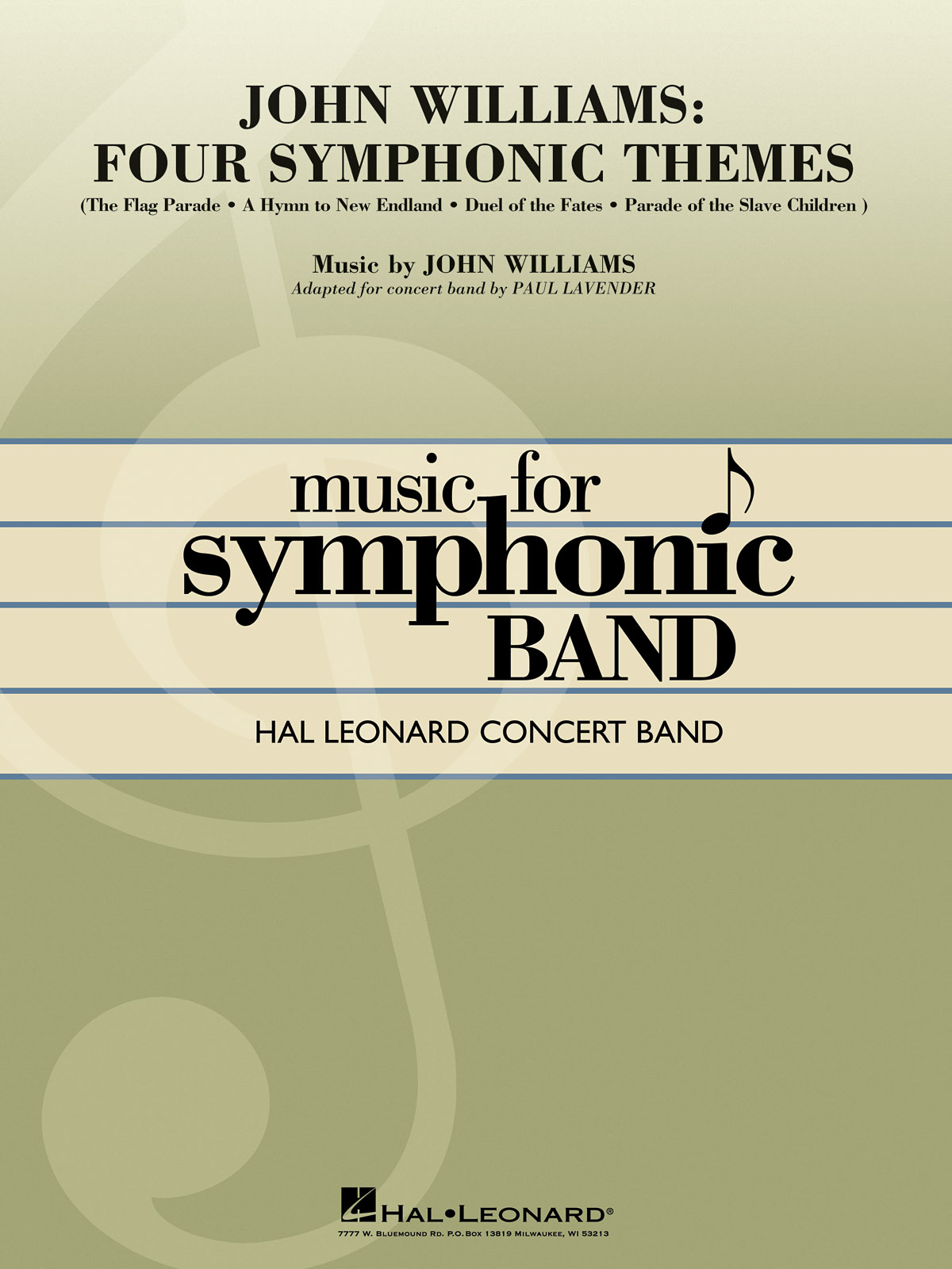 John Williams: John Williams: Four Symphonic Themes: Concert Band: Score and