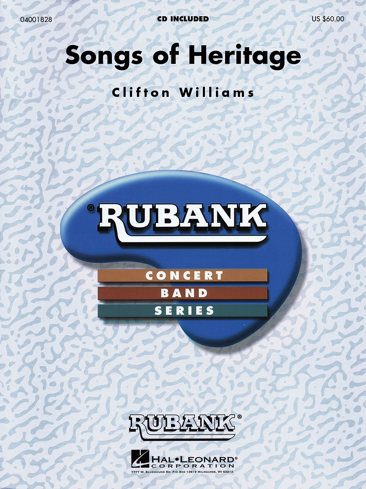 Clifton Williams: Songs of Heritage: Concert Band: Score & Parts