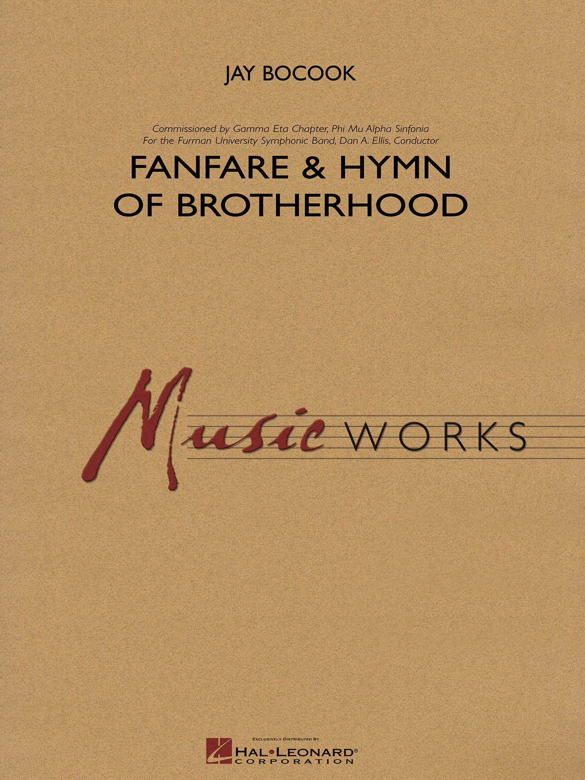 Jay Bocook: Fanfare And Hymn Of Brotherhood: Concert Band: Score
