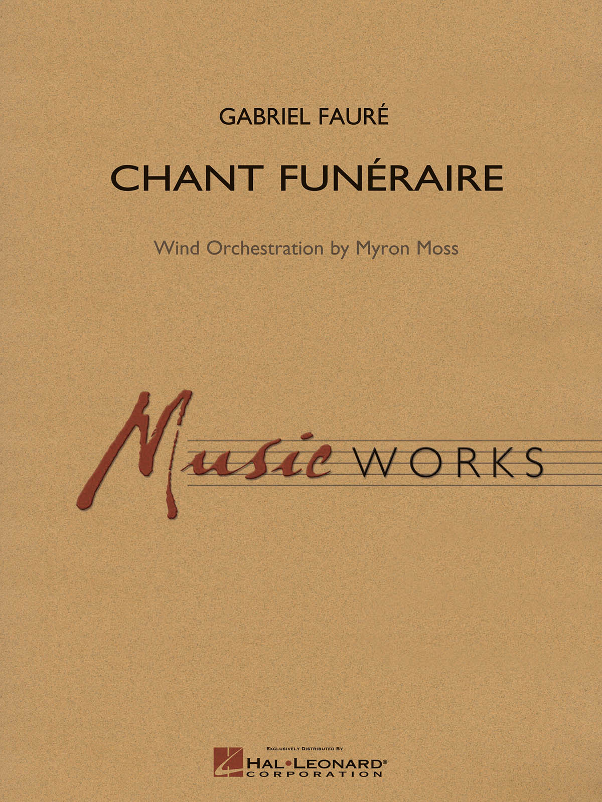 Gabriel Faur: Chant Funeraire: Concert Band: Score  Parts & Audio