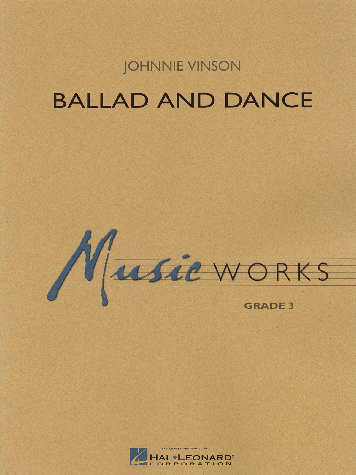 Johnnie Vinson: Ballad and Dance: Concert Band: Score  Parts & Audio
