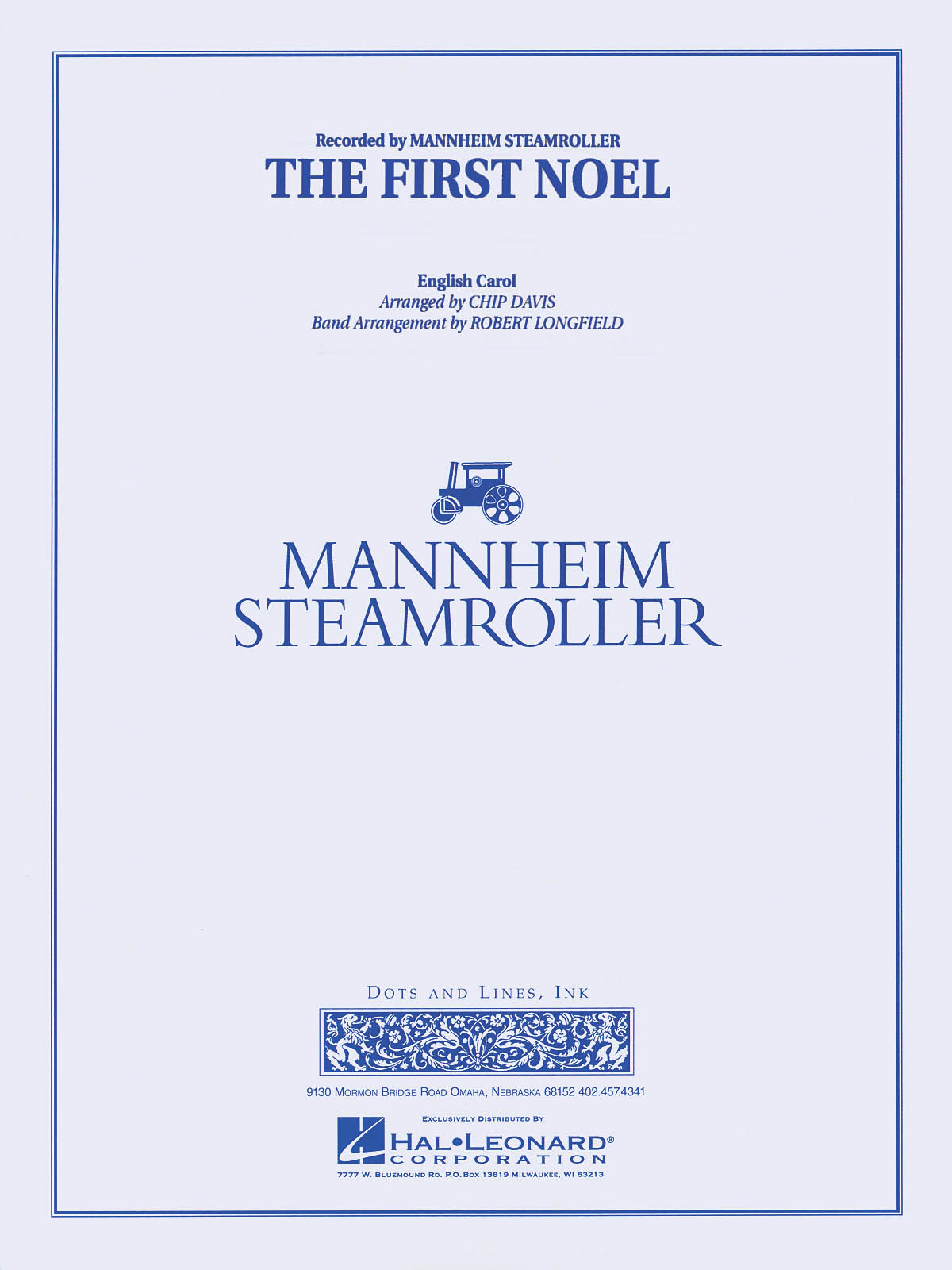 Mannheim Steamroller: The First Noel: Concert Band: Score & Parts