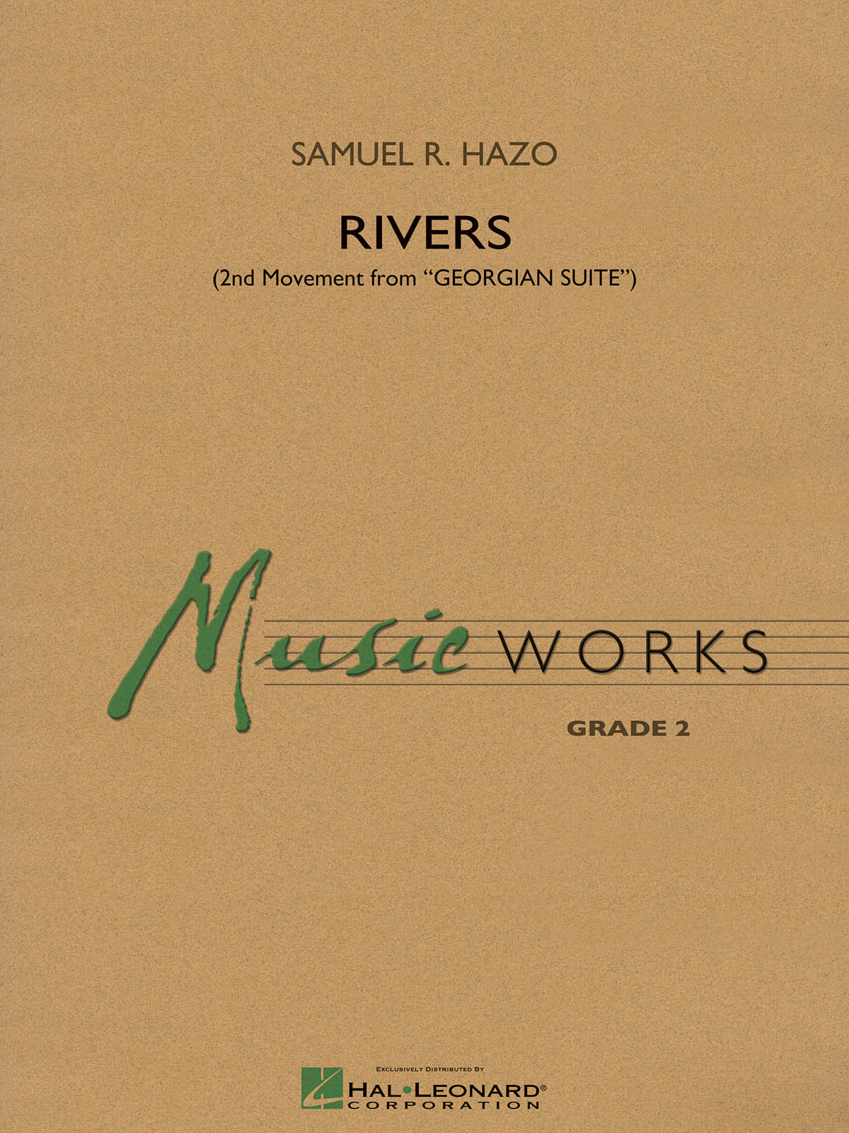 Samuel R. Hazo: Rivers (Movement II of Georgian Suite): Concert Band: Score