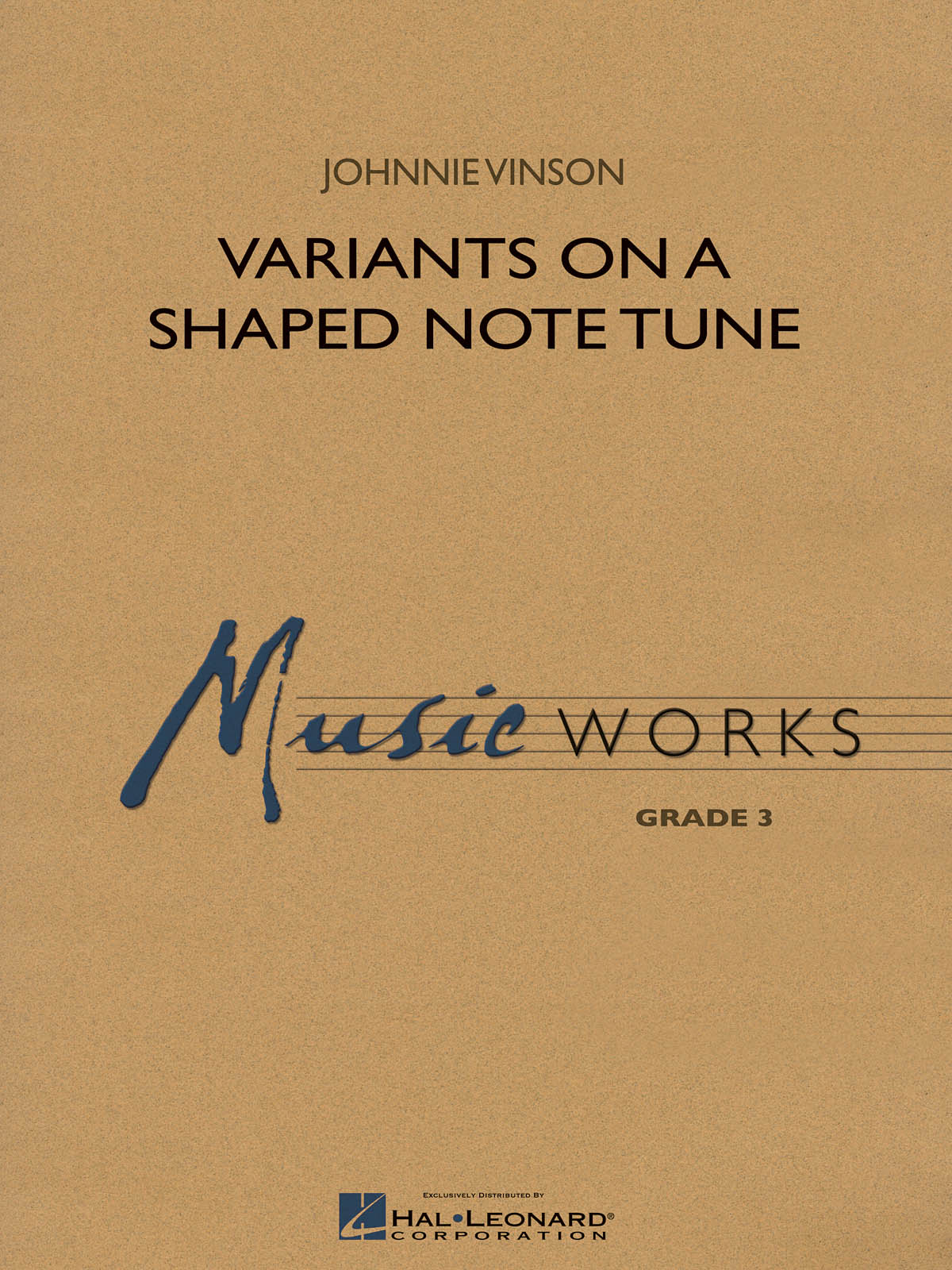 Johnnie Vinson: Variants on a Shaped Note Tune: Concert Band: Score  Parts &