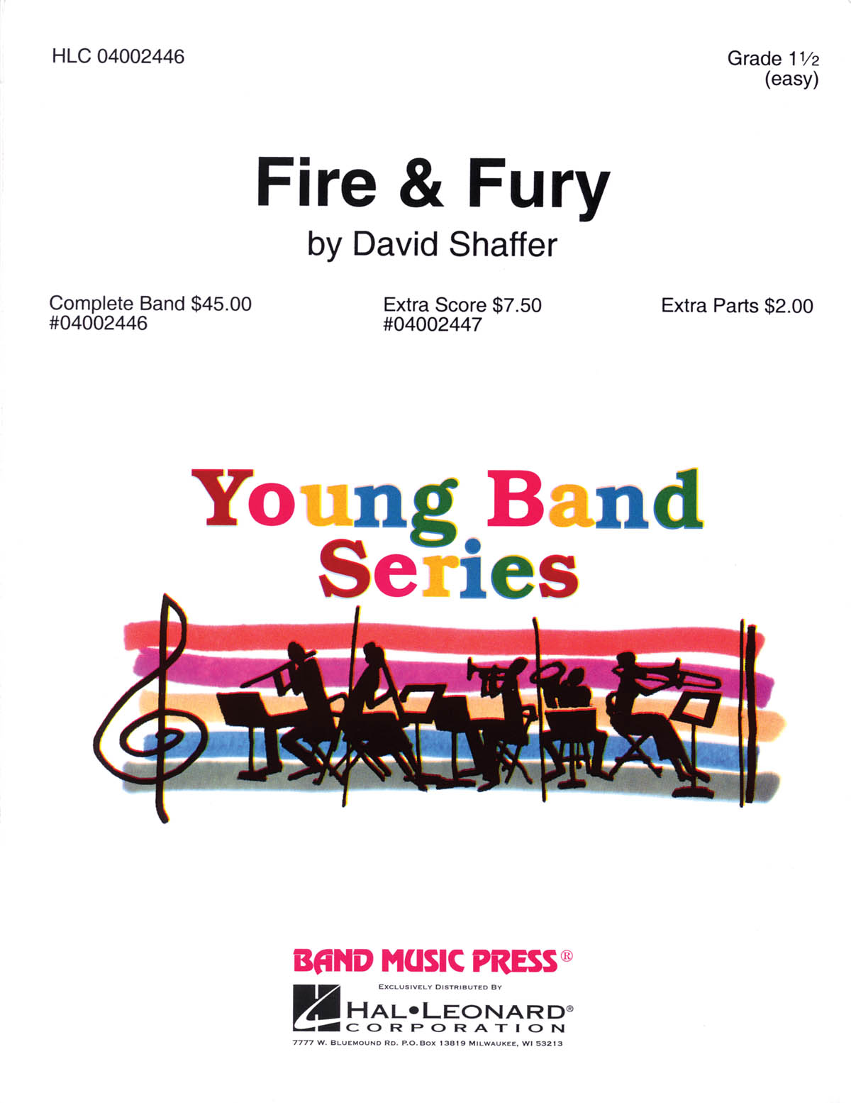 David Shaffer: Fire & Fury - David Shaffer - Band: Concert Band: Score & Parts