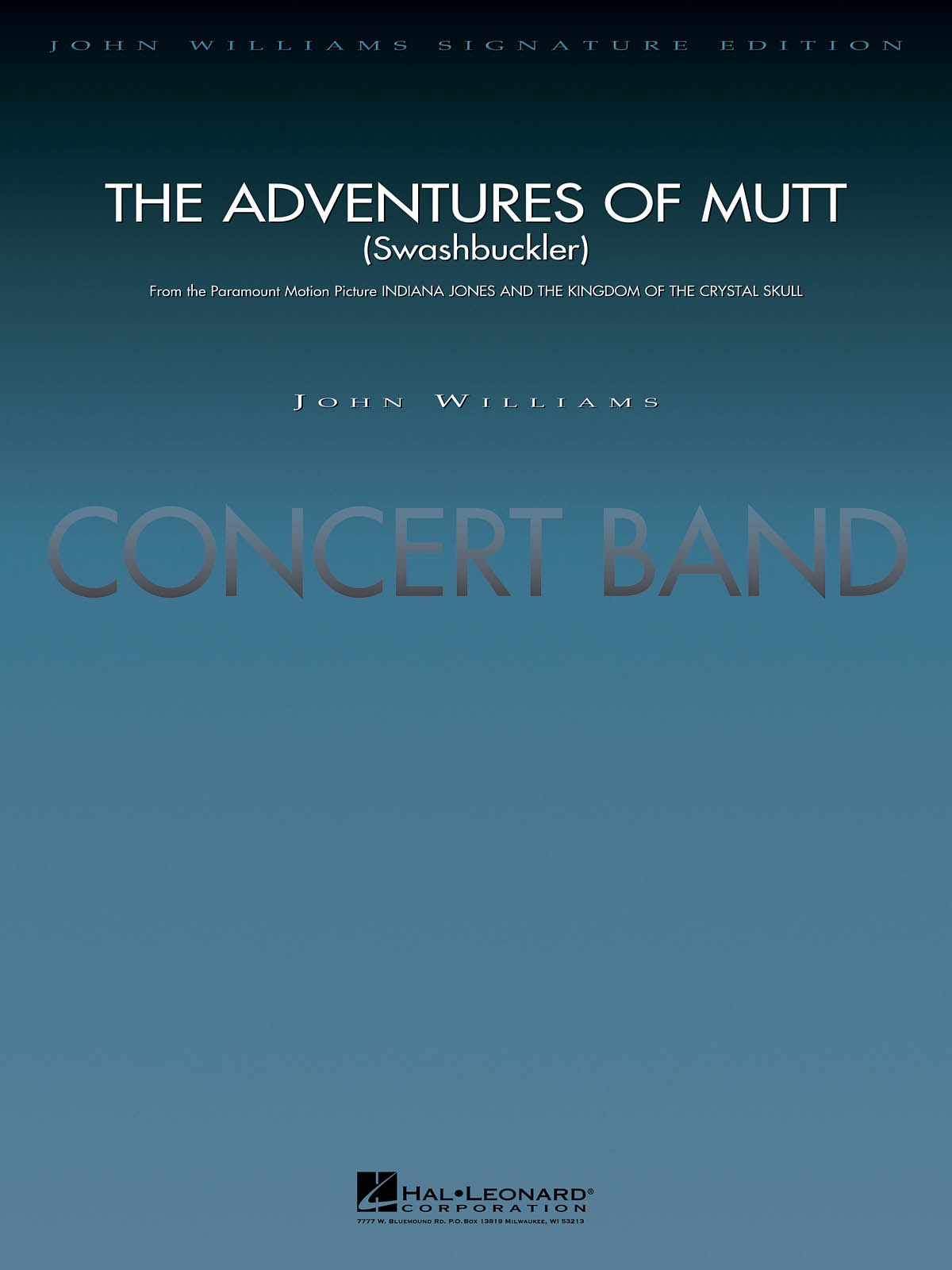 John Williams: The Adventures of Mutt: Concert Band: Score & Parts