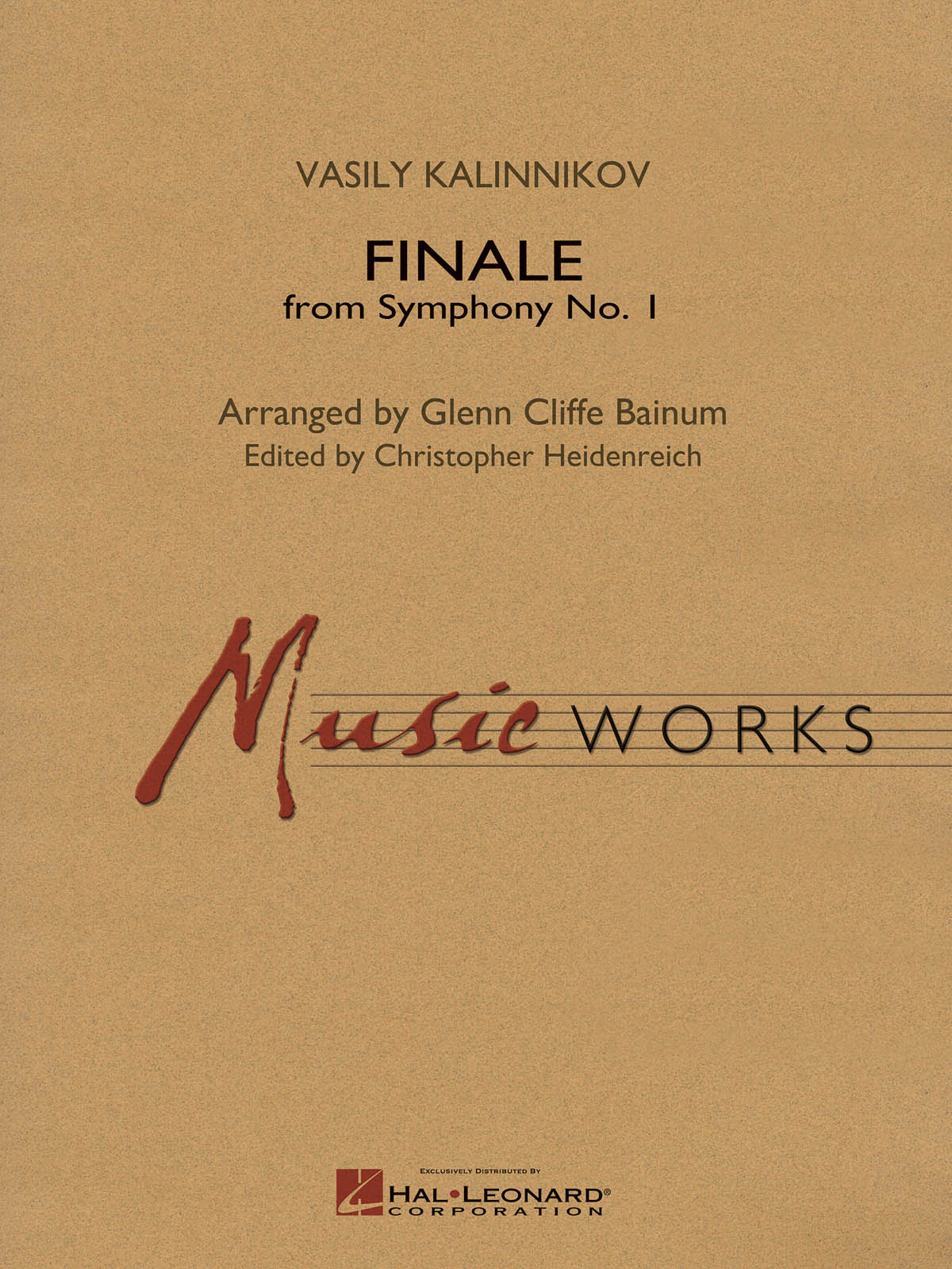 Vasily Sergeyevich Kalinnikov: Finale from Symphony no.1: Concert Band: Score &