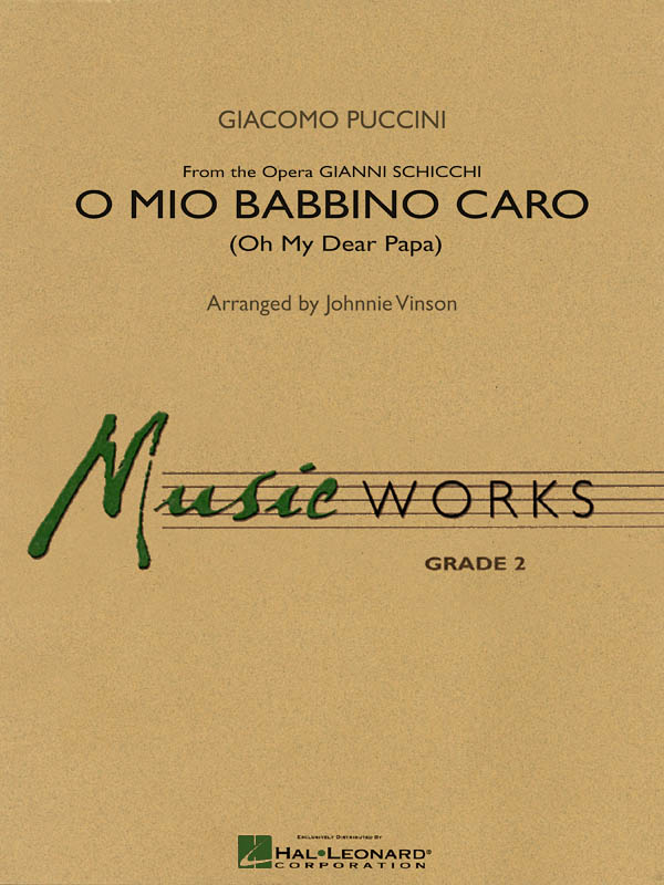 Giacomo Puccini: O Mio Babbino Caro: Concert Band: Score & Parts