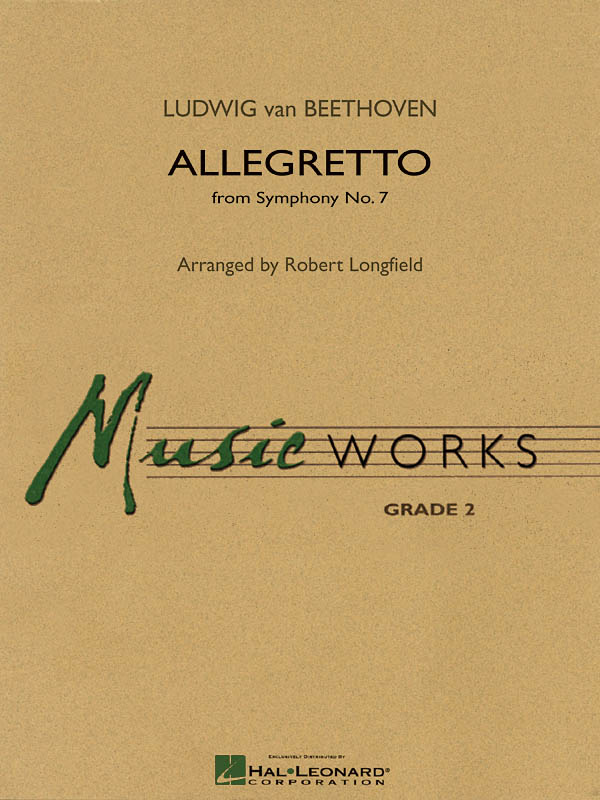 Ludwig van Beethoven: Allegretto (from Symphony No. 7): Concert Band: Score &