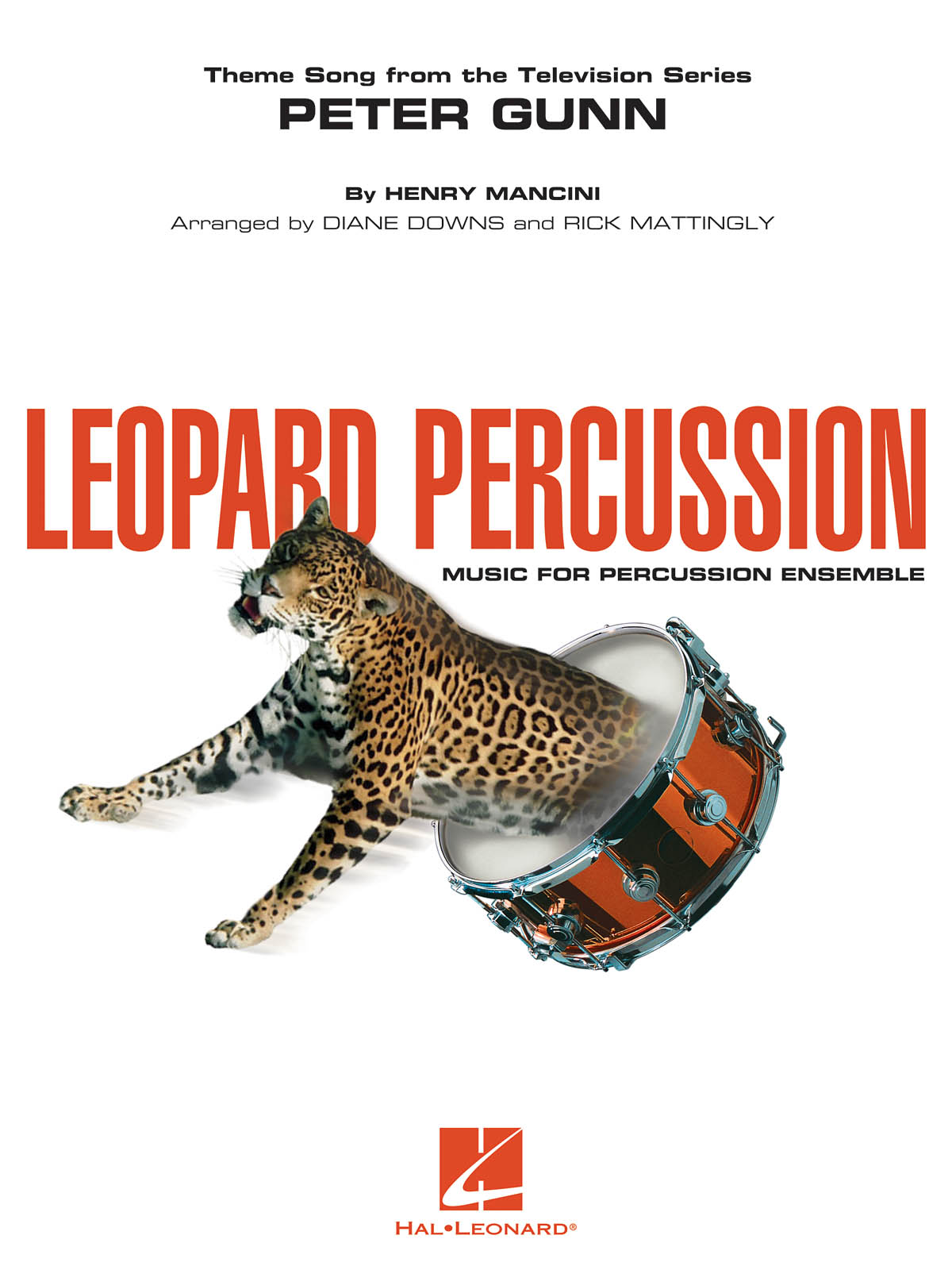 Henry Mancini: Peter Gunn: Percussion Ensemble: Score  Parts & Audio