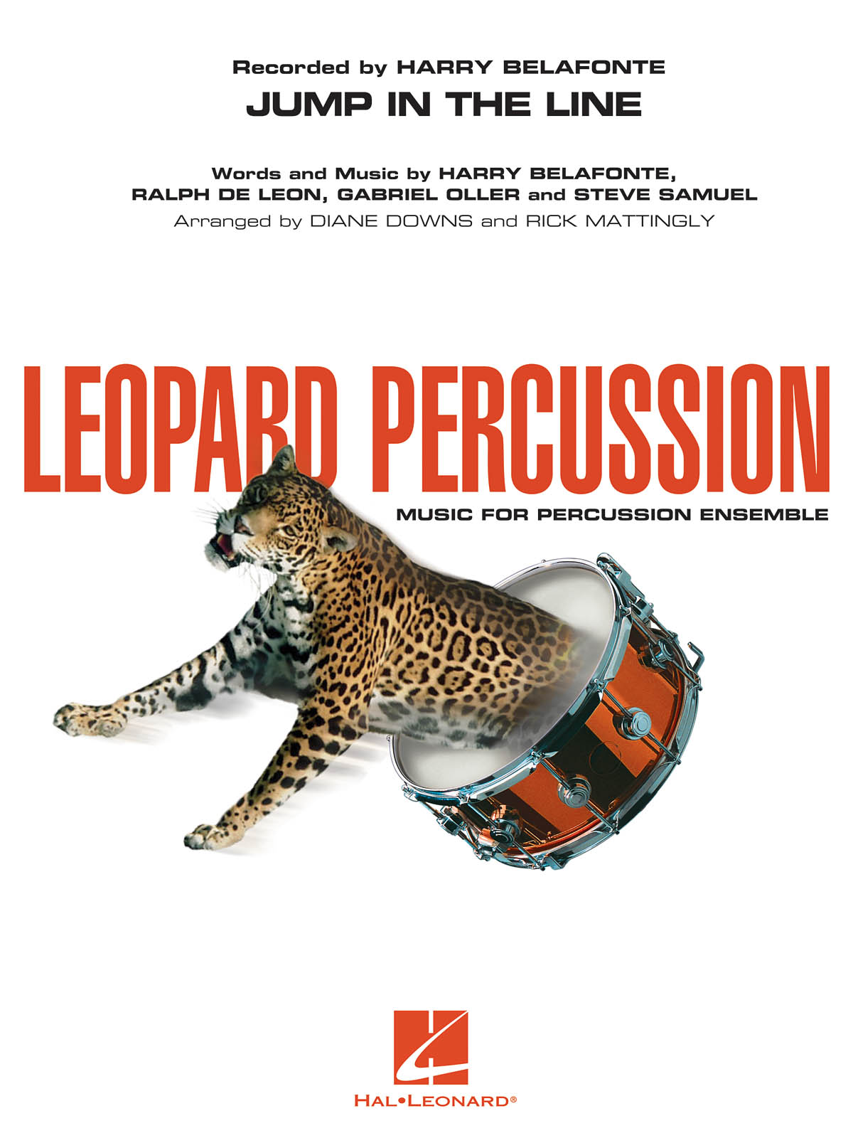 Harry Belafonte: Jump in the Line: Percussion Ensemble: Score & Parts