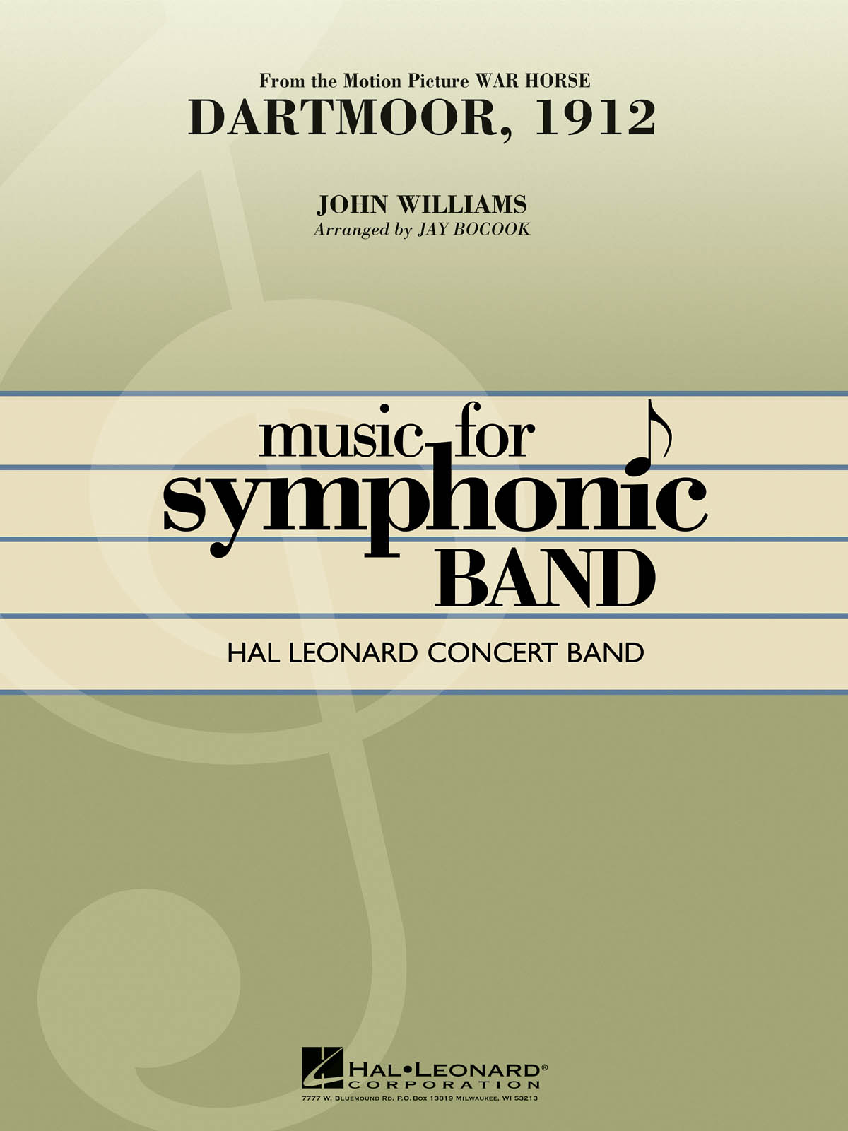 John Williams: Dartmoor  1912 (from War Horse): Concert Band: Score & Parts