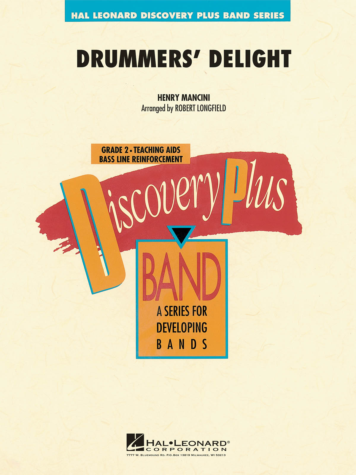 Henry Mancini: Drummers' Delight: Concert Band: Score & Parts
