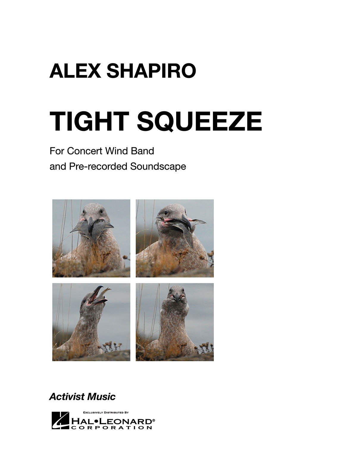 Alex Shapiro: Tight Squeeze: Concert Band: Score & Parts