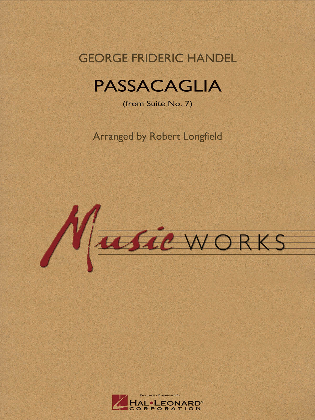 Georg Friedrich Hndel: Passacaglia (from Suite No. 7): Concert Band: Score
