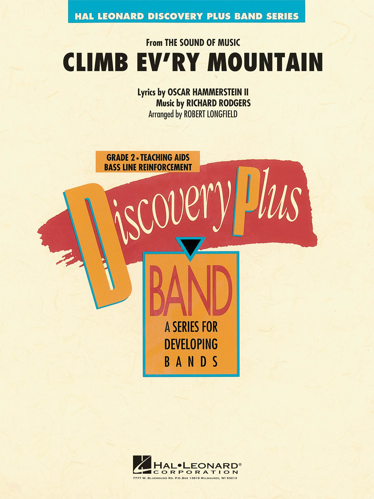 Oscar Hammerstein II Richard Rodgers: Climb Ev'ry Mountain: Concert Band: Score