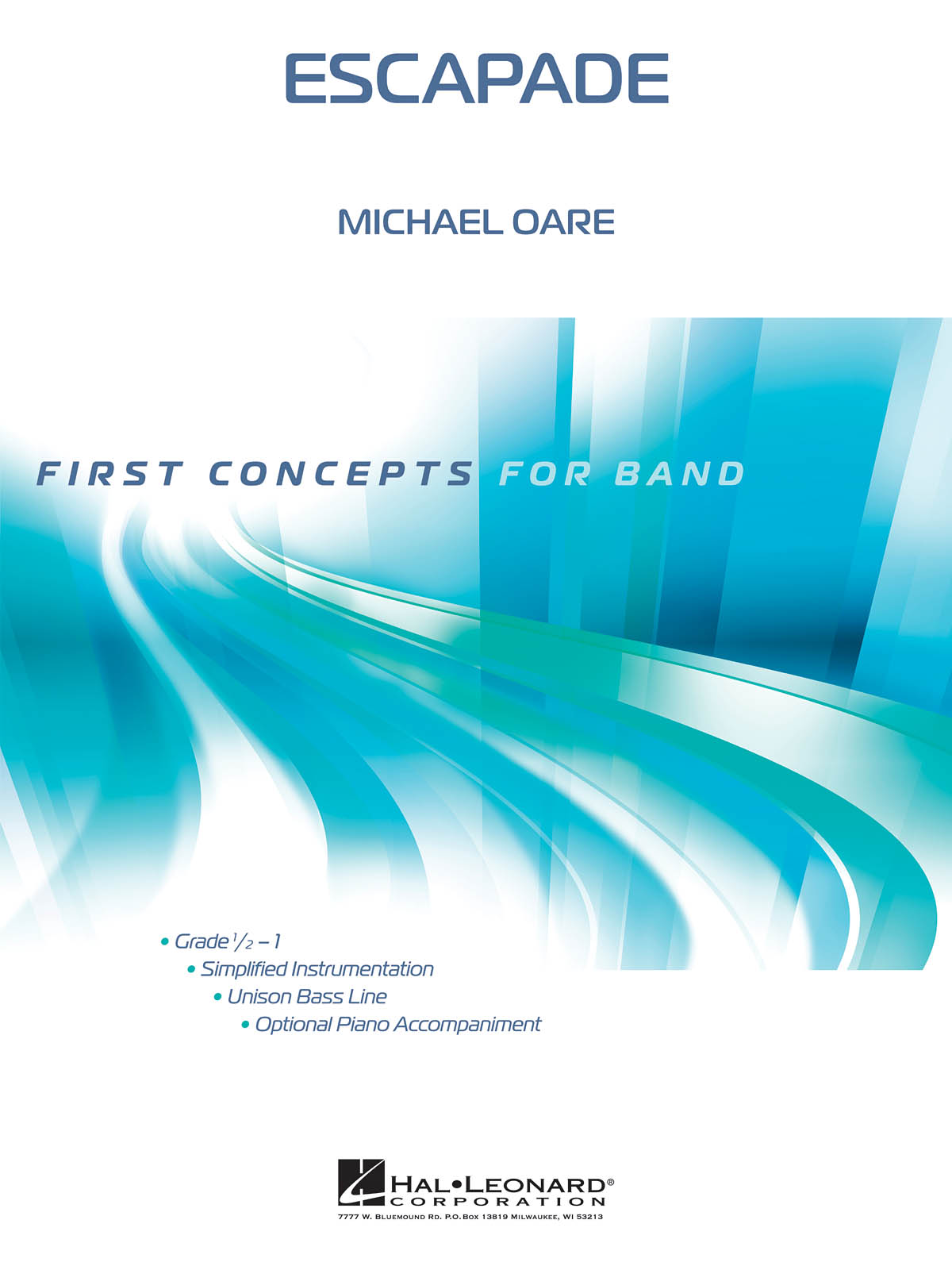 Michael Oare: Escapade: Concert Band: Score & Parts
