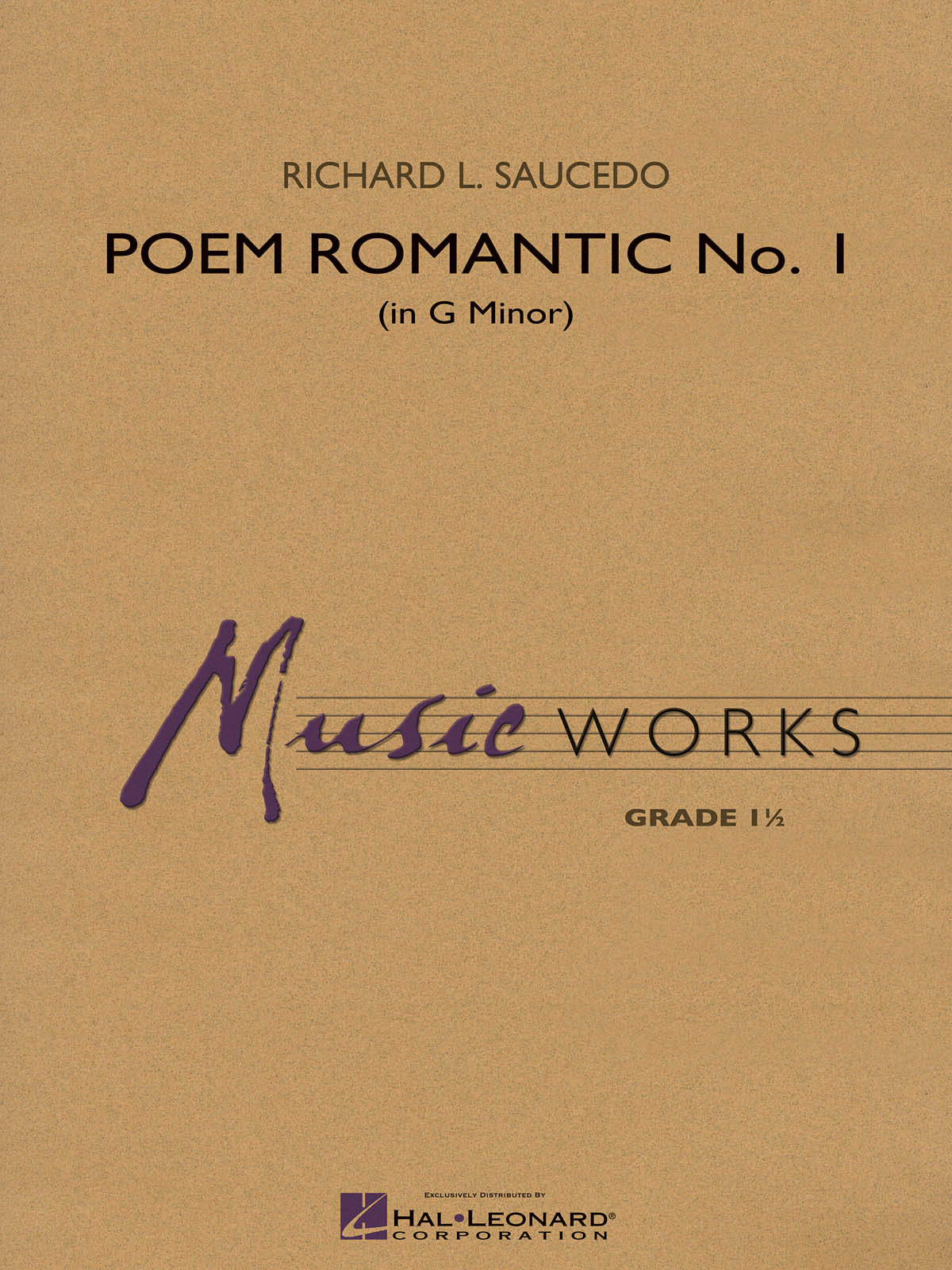 Richard L. Saucedo: Poem Romantic No. 1 (in G Minor): Concert Band: Score &