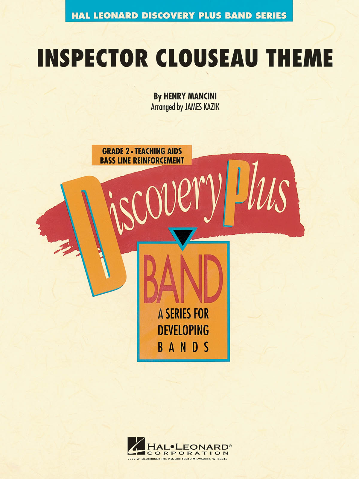 Henry Mancini: Inspector Clouseau Theme: Concert Band: Score & Parts