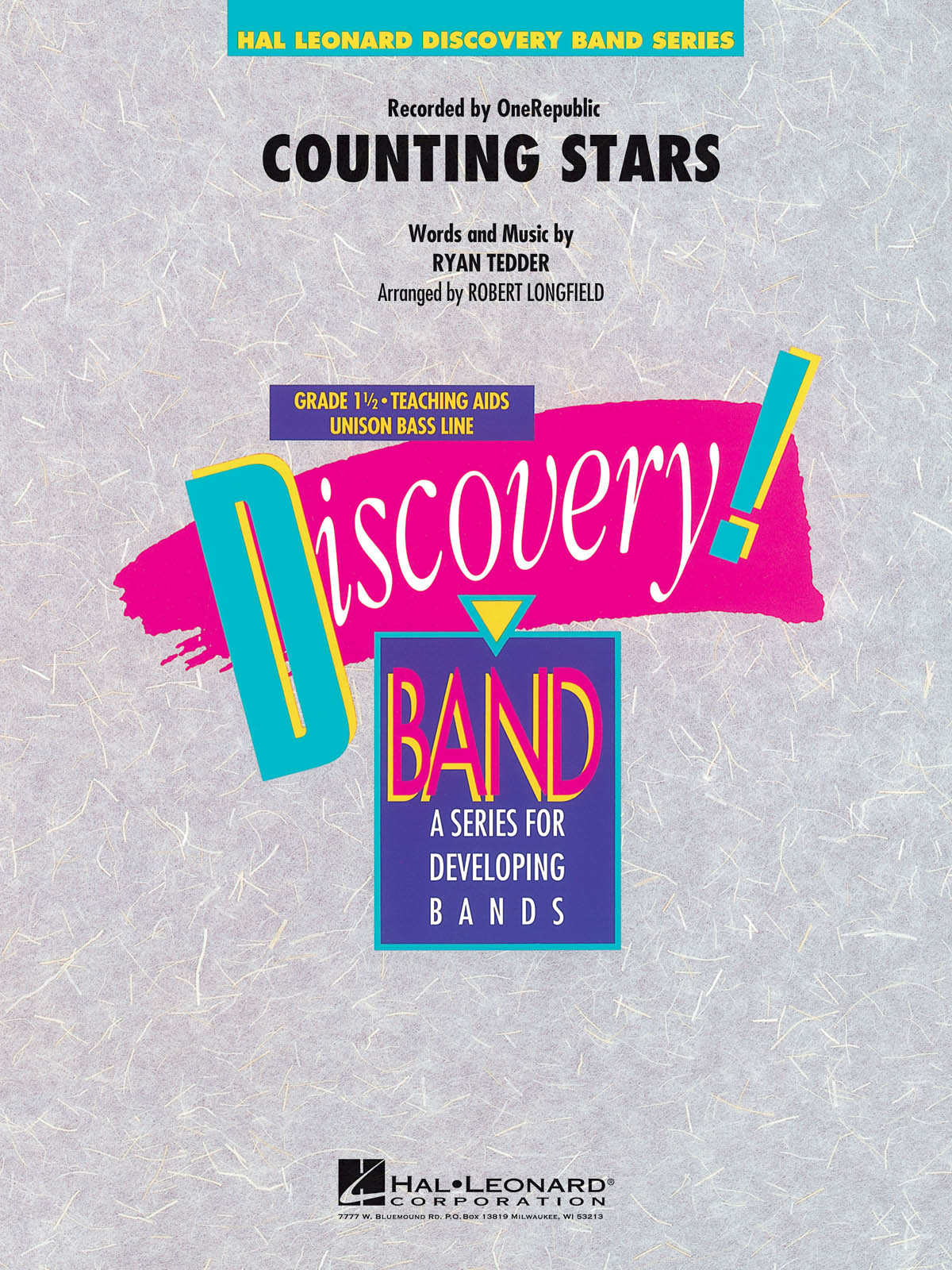Ryan Tedder: Counting Stars: Concert Band: Score & Parts