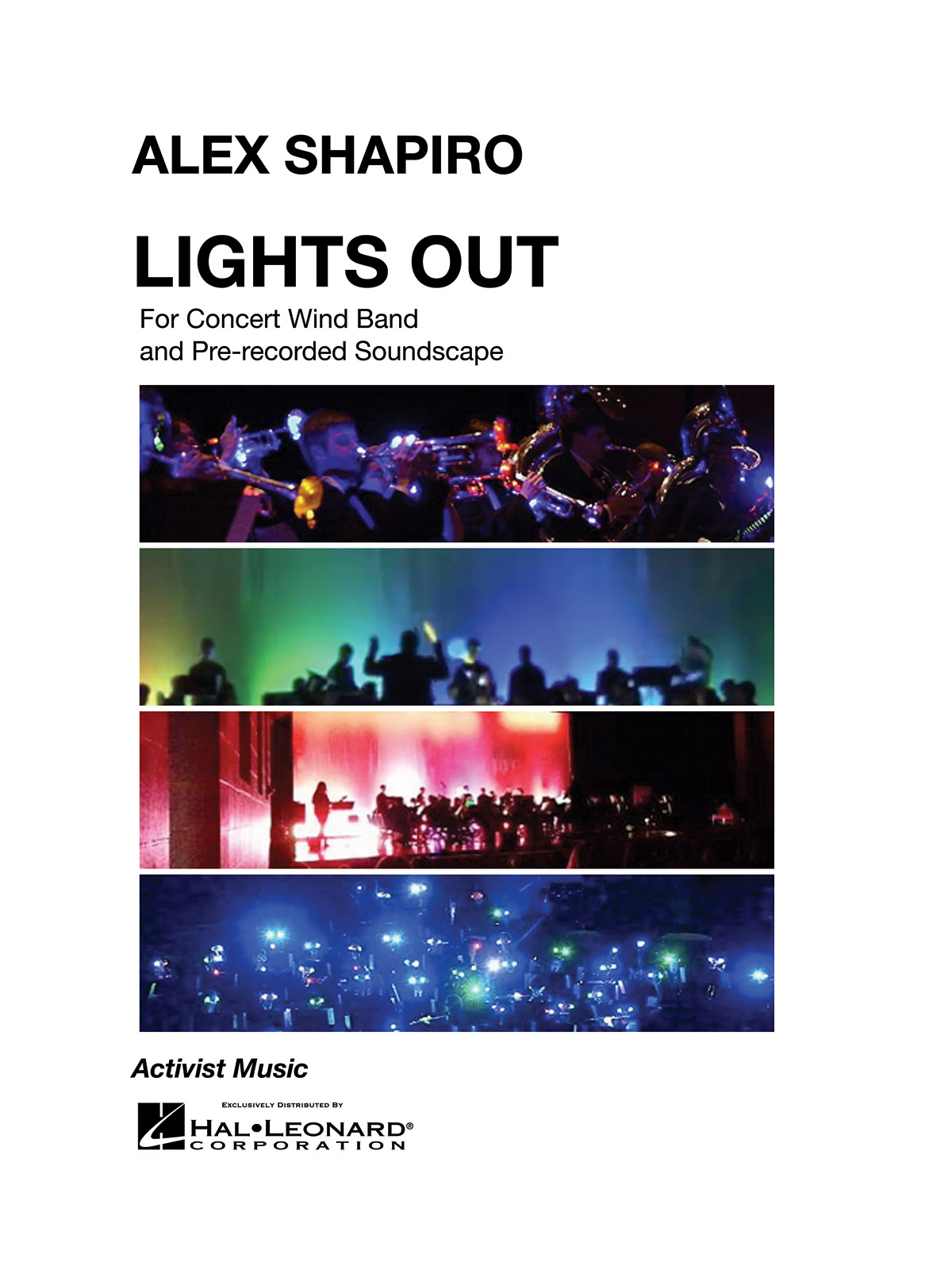 Alex Shapiro: Lights Out: Concert Band and Solo: Score & Parts