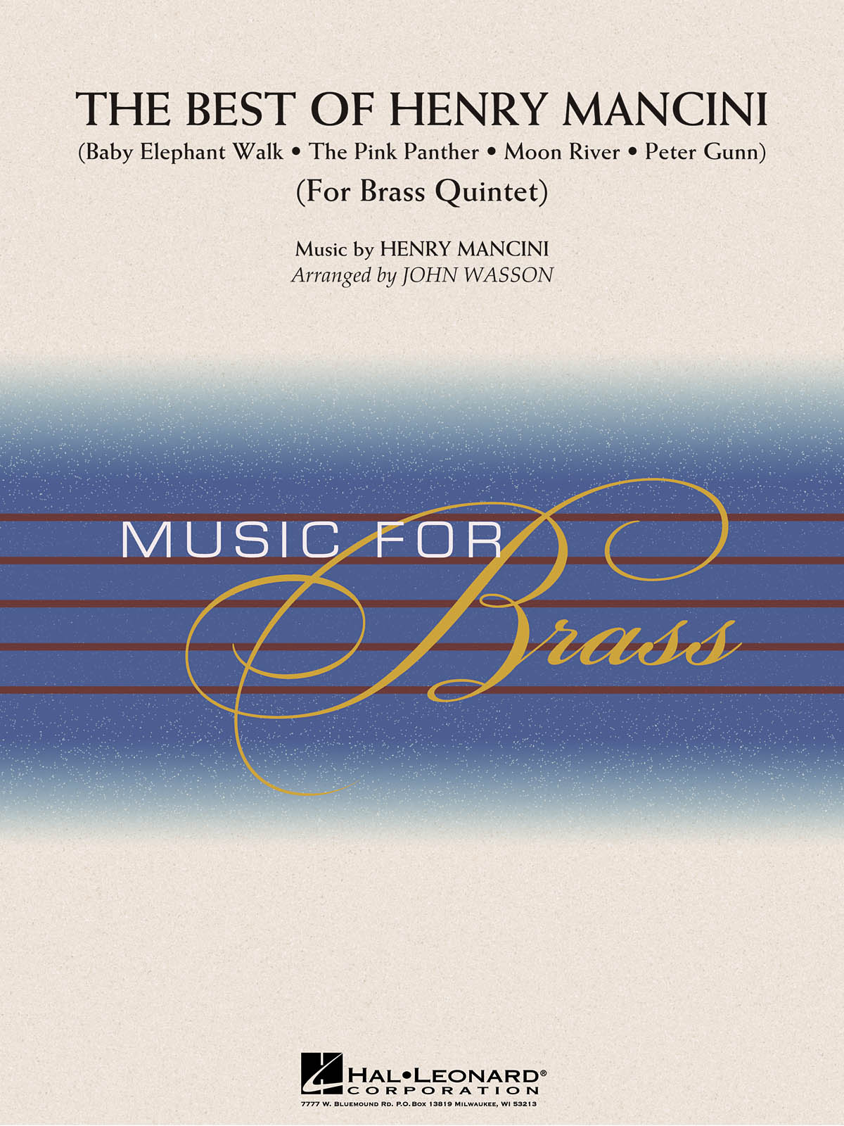 The Best of Henry Mancini: Brass Ensemble: Score & Parts