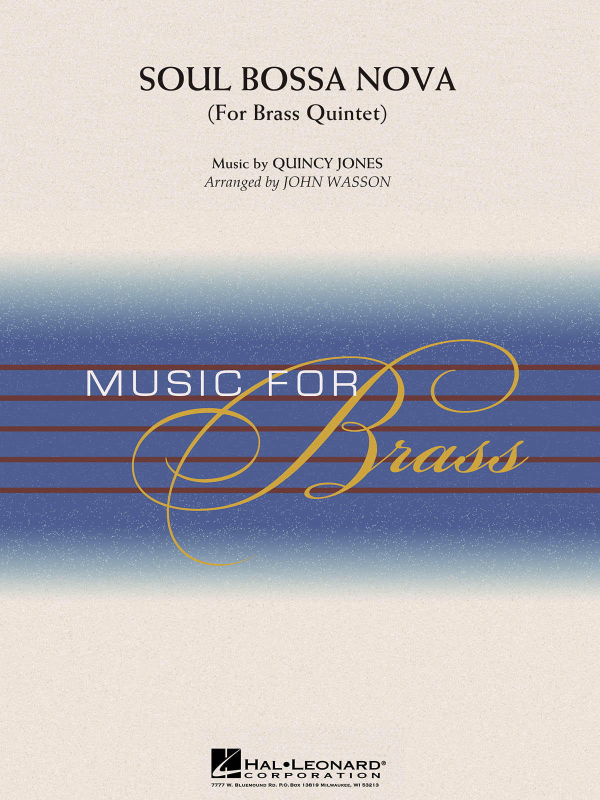 Soul Bossa Nova: Brass Ensemble: Score & Parts