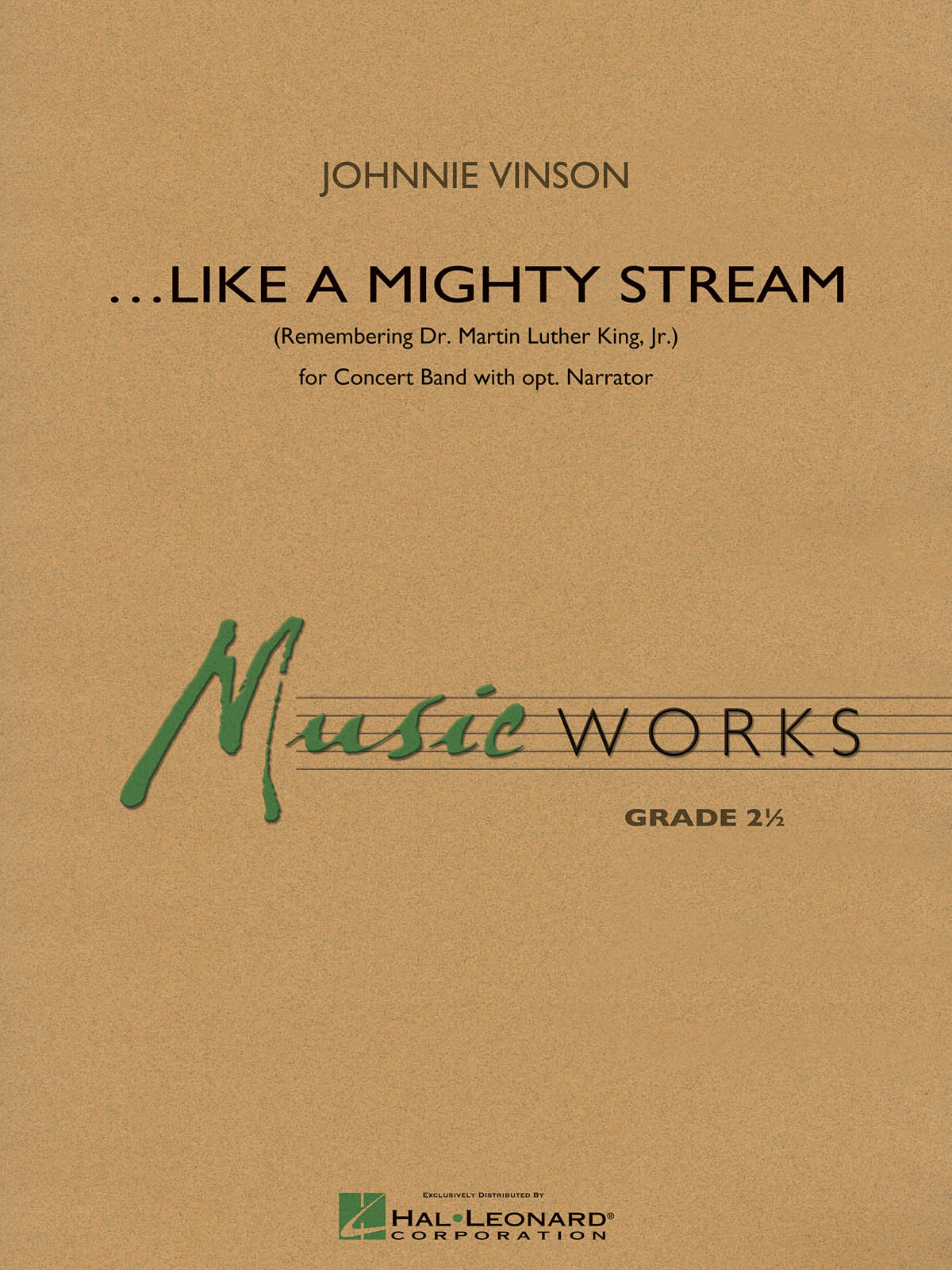 Johnnie Vinson: Like a Mighty Stream: Concert Band: Score & Parts