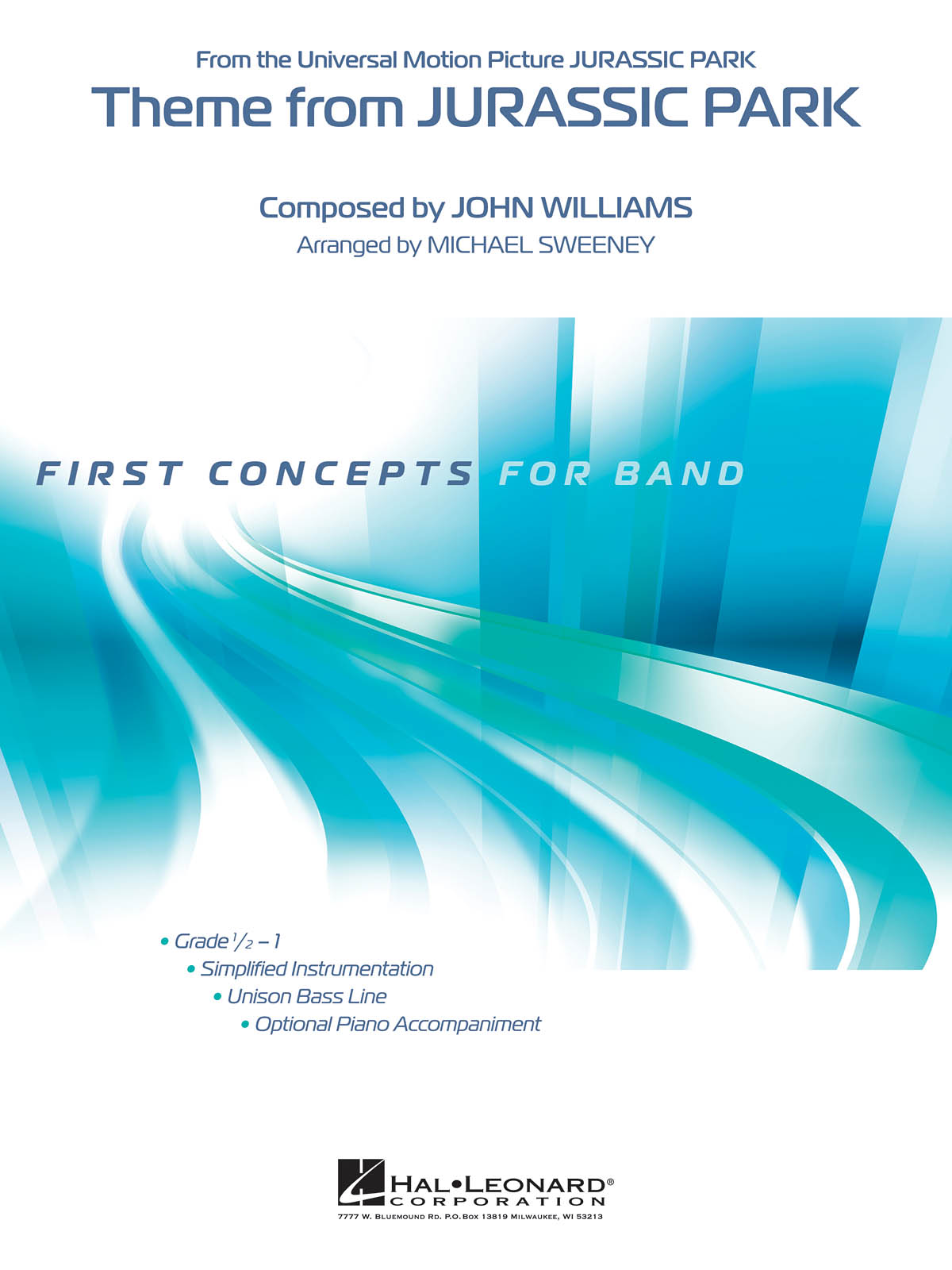 John Williams: Theme from Jurassic Park: Concert Band: Score & Parts