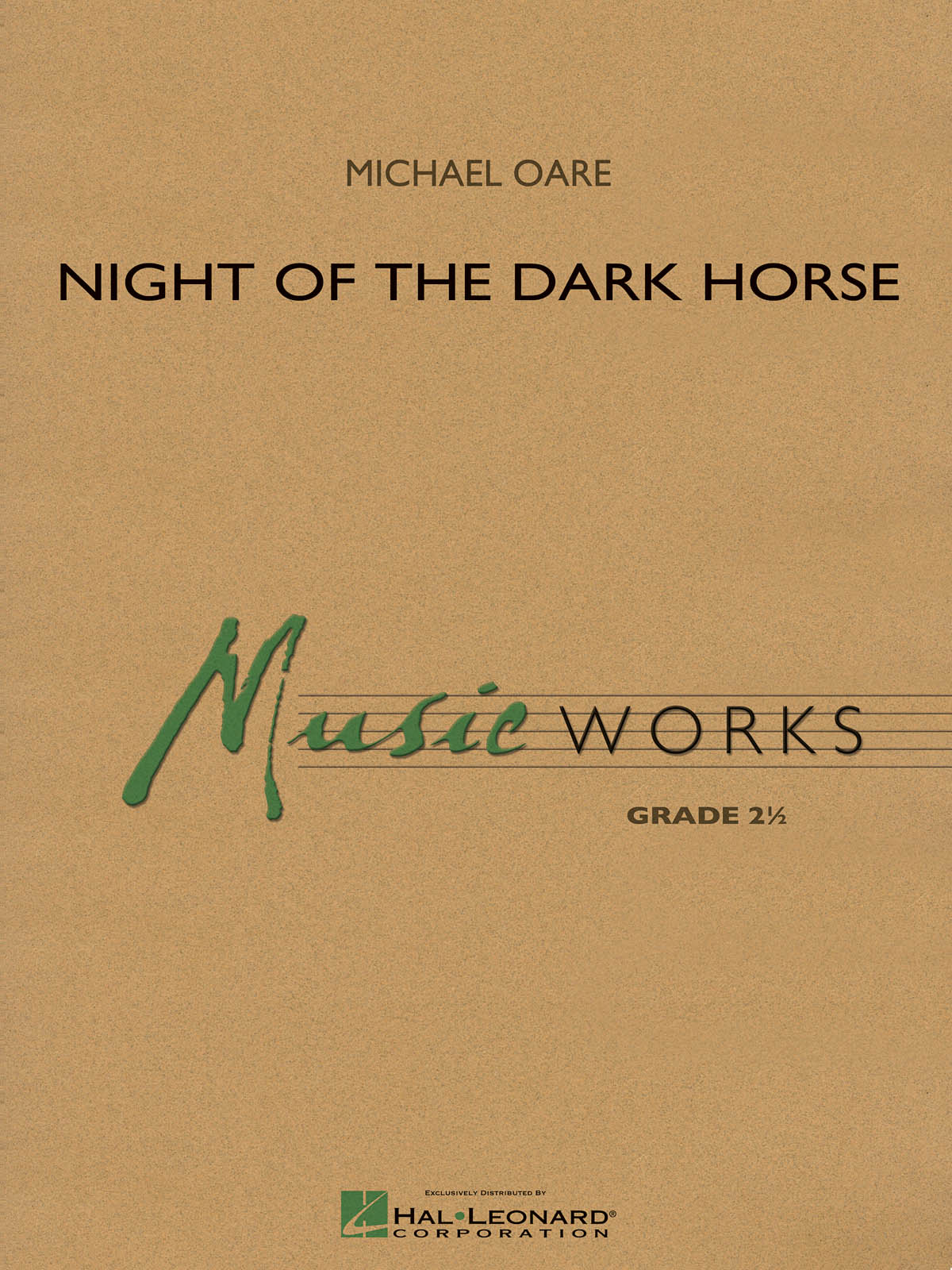Michael Oare: Night of the Dark Horse: Concert Band: Score & Parts