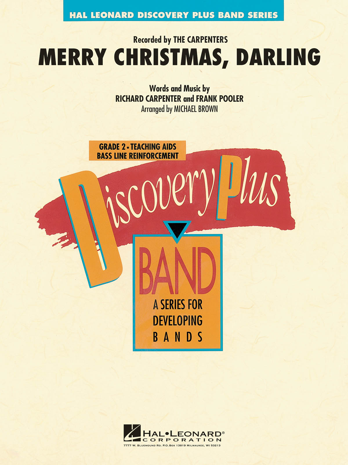 Richard Carpenter Frank Pooler: Merry Christmas  Darling: Concert Band: Score &