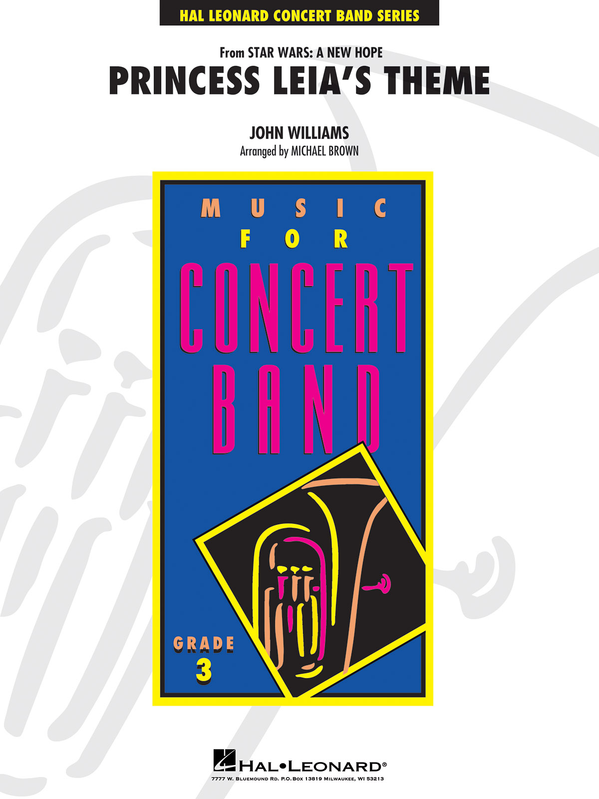 John Williams: Princess Leia's Theme: Concert Band: Score & Parts
