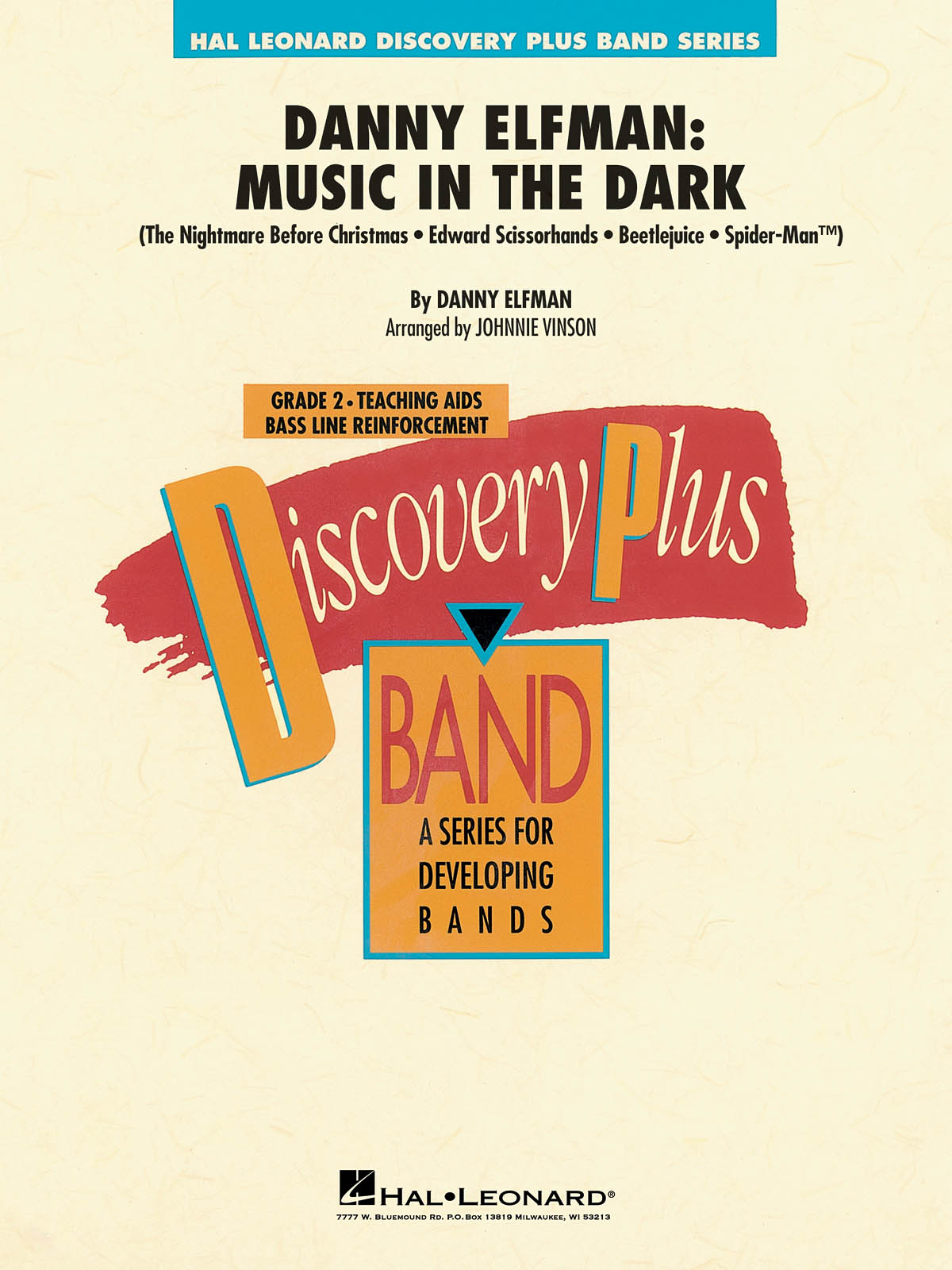 Danny Elfman: Music in the Dark: Concert Band: Score & Parts