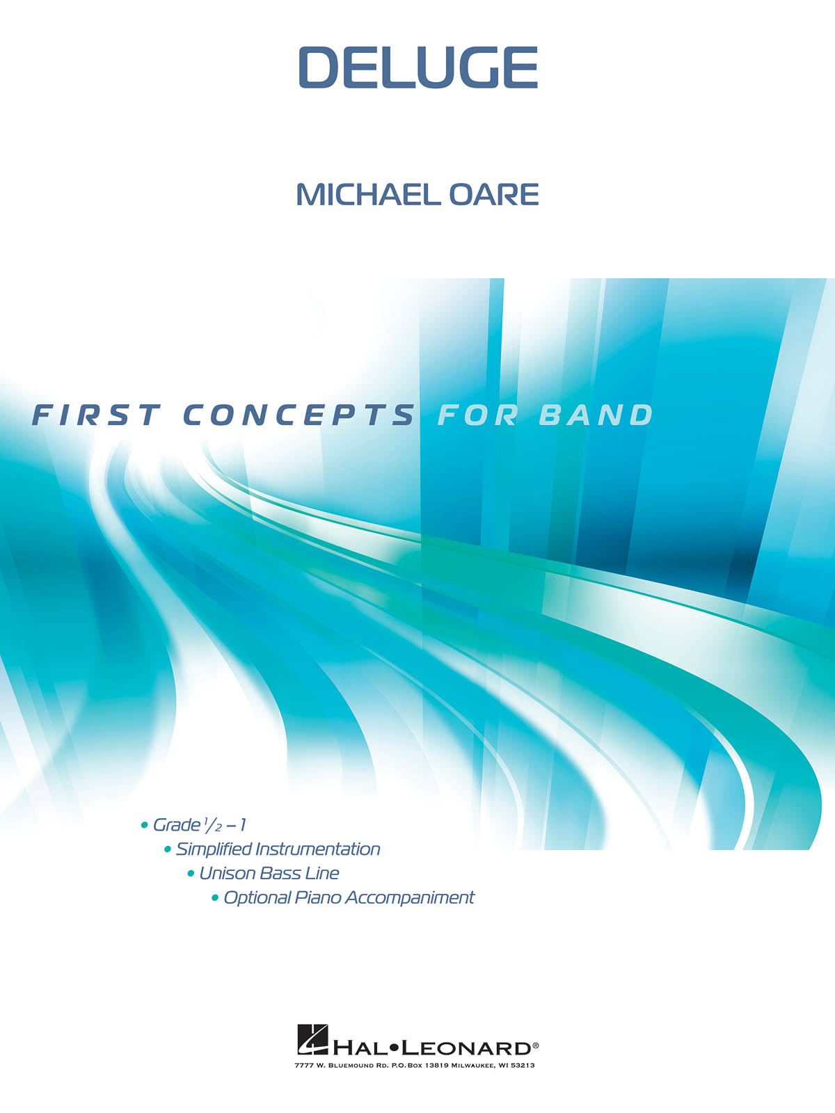 Michael Oare: Deluge: Concert Band: Score and Parts