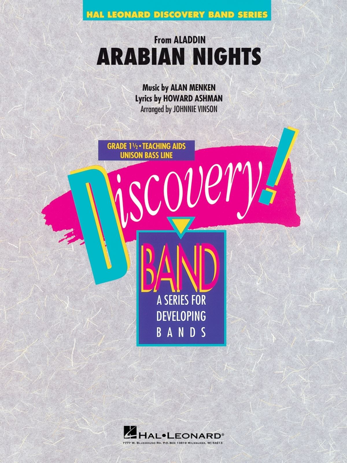 Alan Menken Howard Ashman: Arabian Nights (from Aladdin): Concert Band: Score