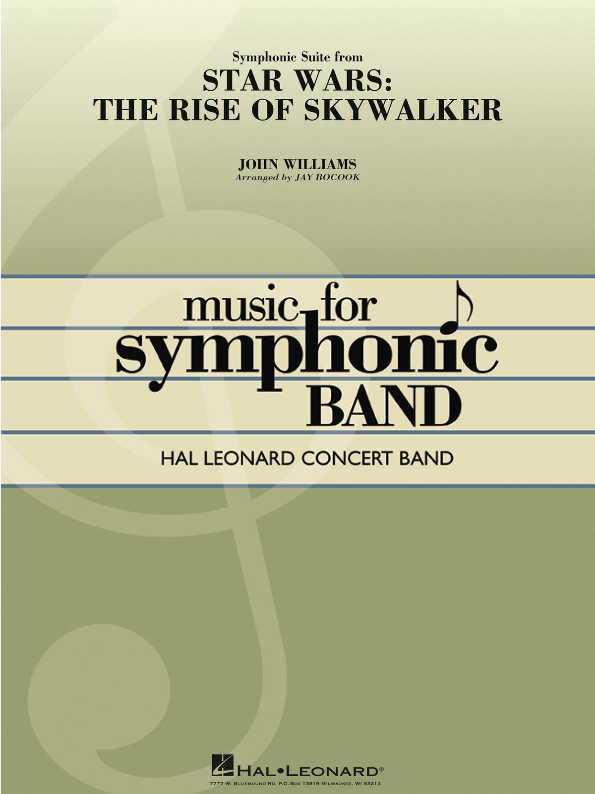 John Williams: Symphonic Suite from Star Wars: Concert Band: Score and Parts