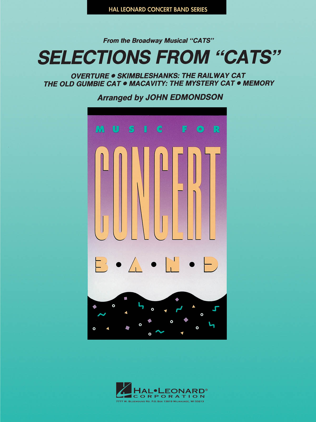 Andrew Lloyd Webber: Selections from Cats: Concert Band: Score