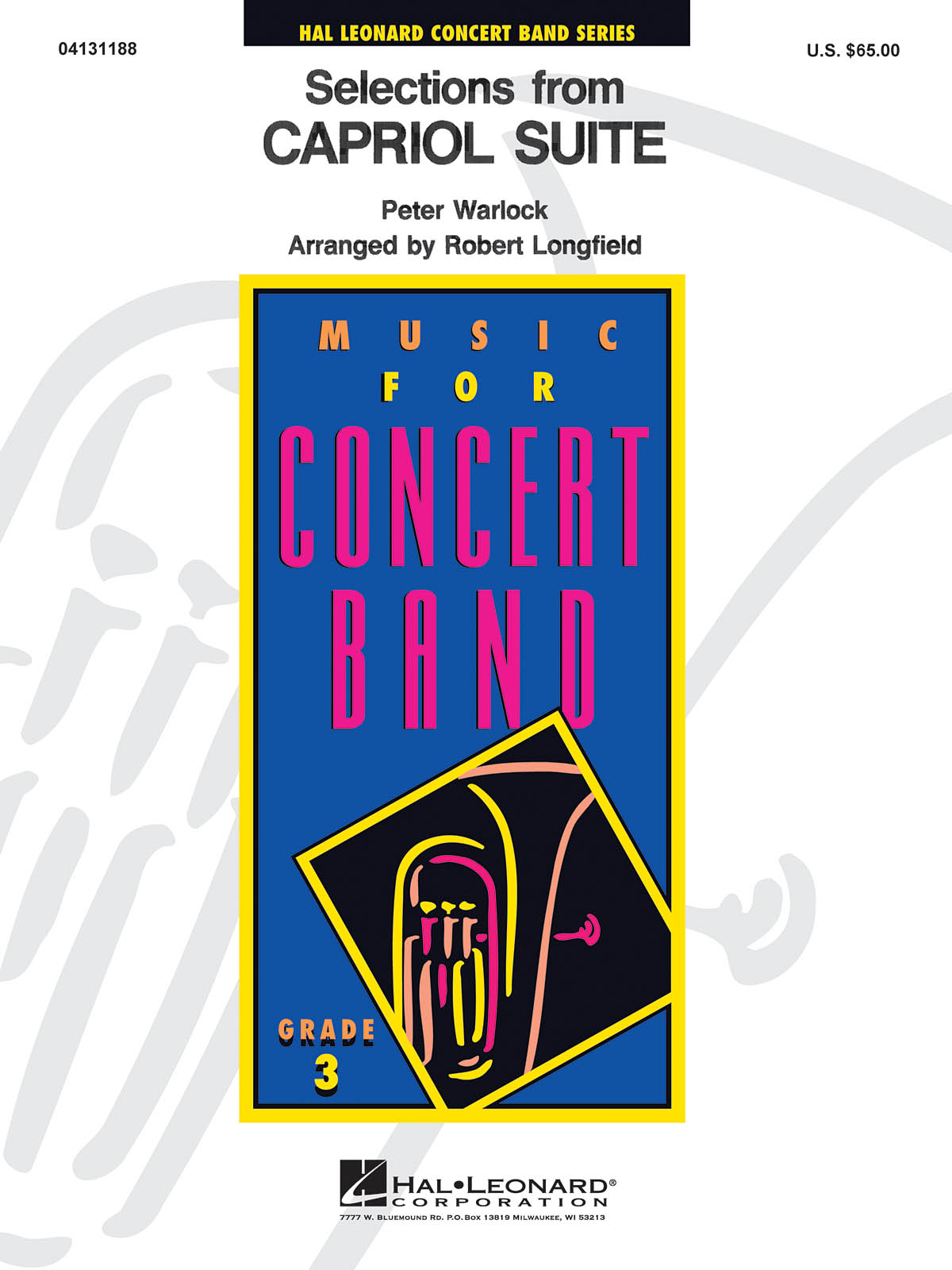 Peter Warlock: Selections from Capriol Suite: Concert Band: Score & Parts
