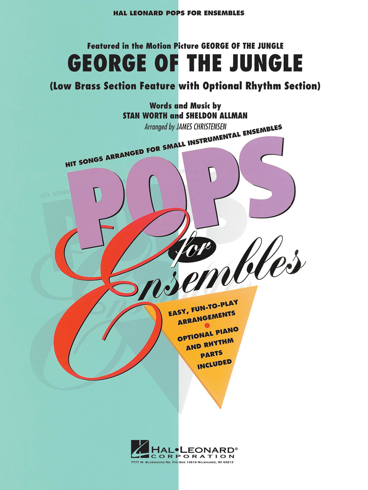 Stan Worth: George Of The Jungle: Brass Ensemble: Score & Parts