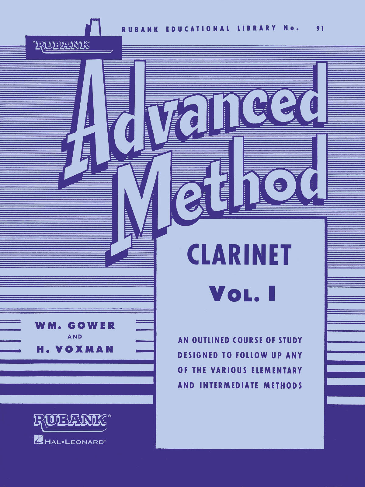 Rubank Advanced Method - Clarinet Vol. 1: Clarinet Solo: Instrumental Tutor