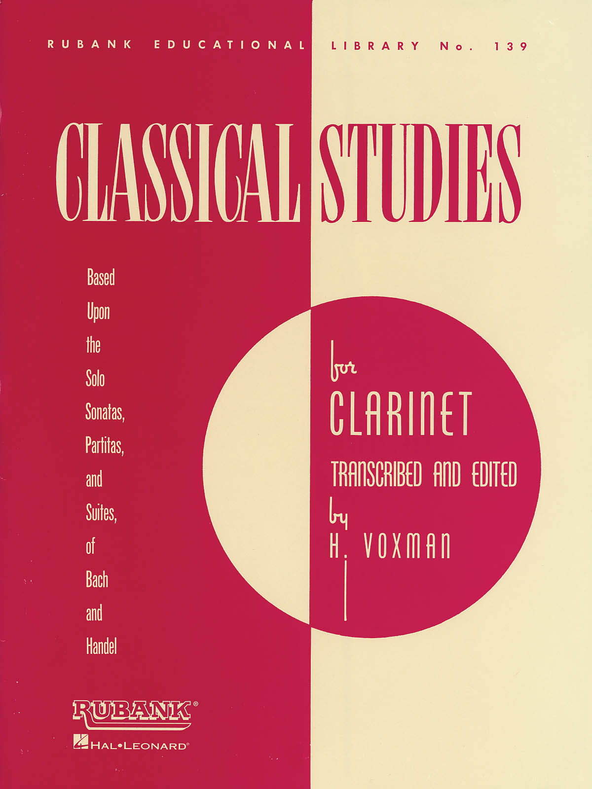 Classical Studies for Clarinet: Clarinet Solo: Score and Parts