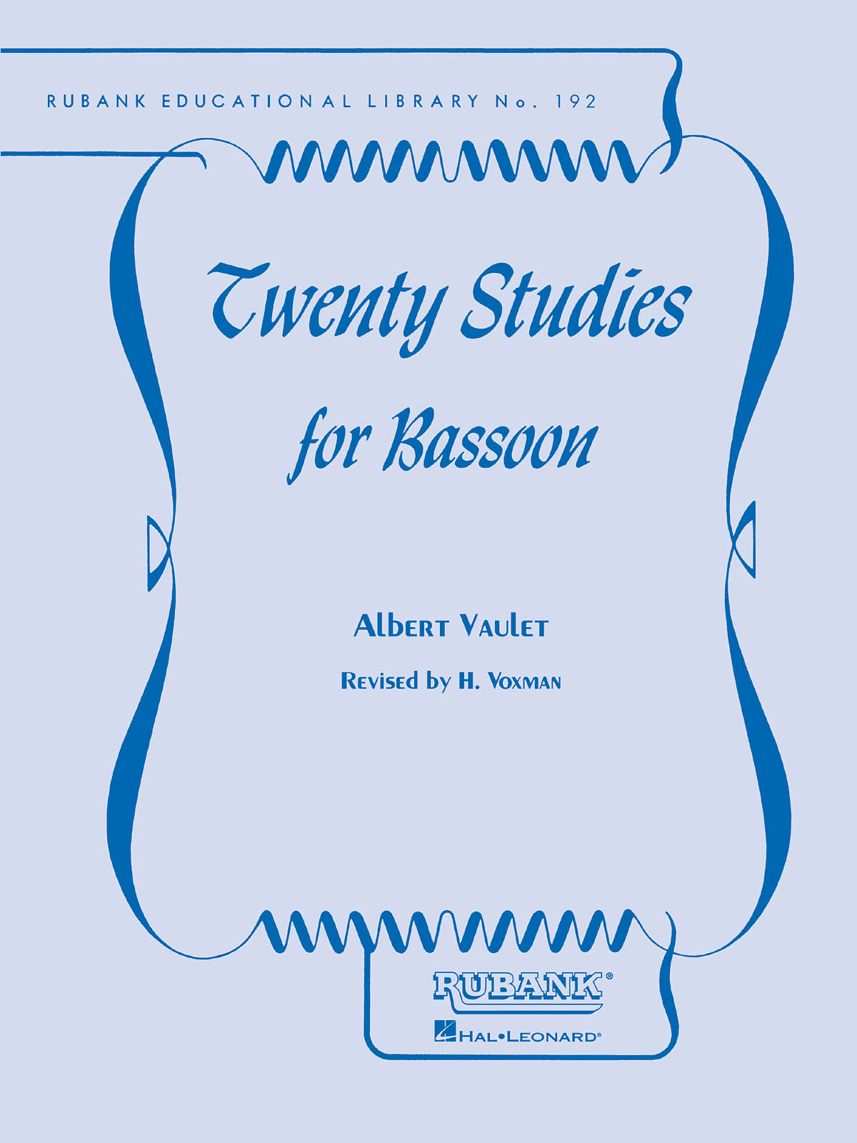 Albert Vaulet: Twenty Studies for Bassoon: Bassoon Solo: Instrumental Album