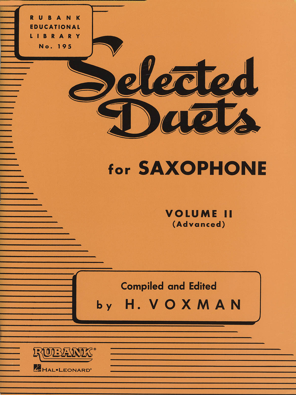 Selected Duets for Saxophone Vol. 2: Saxophone: Instrumental Album