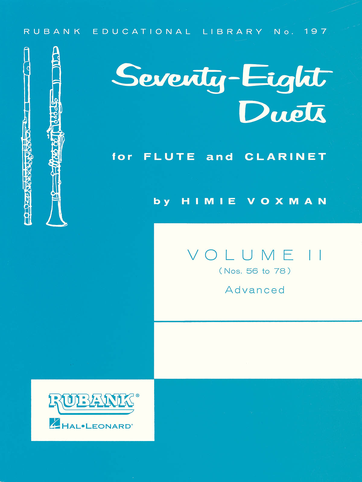 78 Duets for Flute and Clarinet Vol. 2: Mixed Woodwind Duet: Instrumental Album