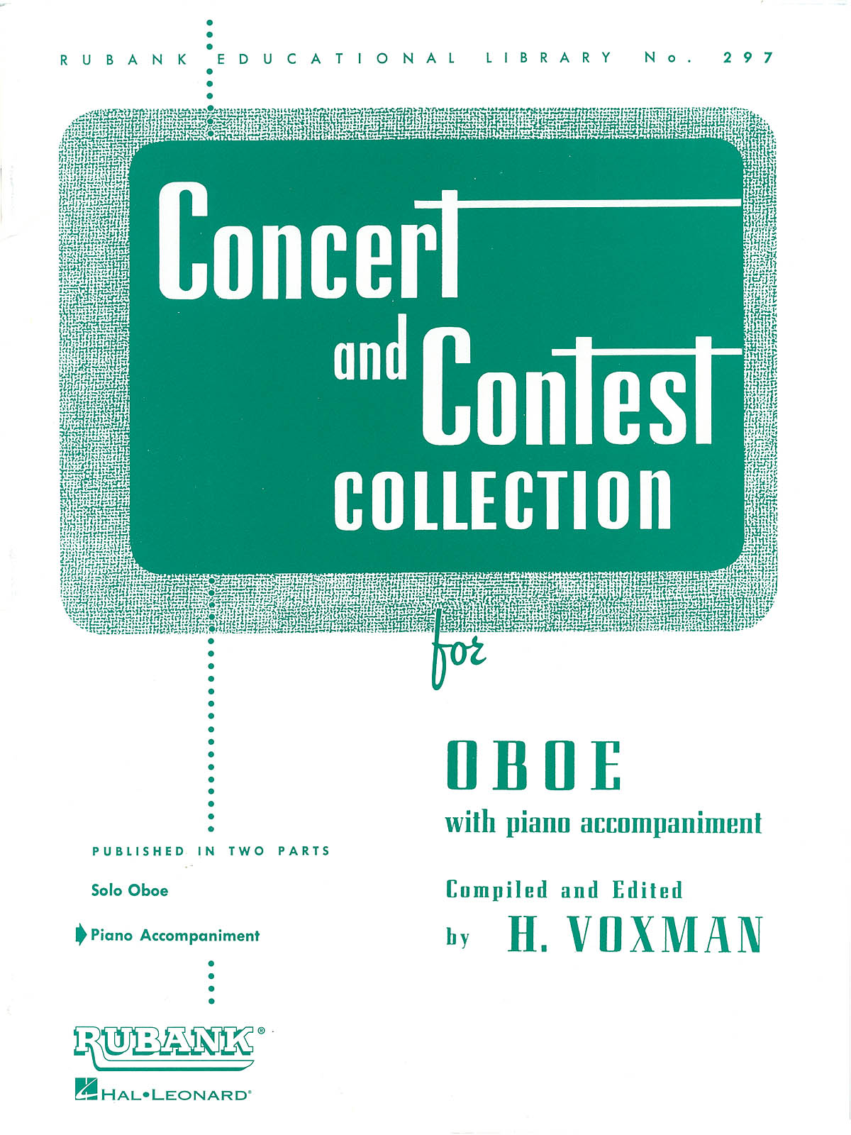 Concert And Contest Collection-Oboe (PA): Oboe and Accomp.: Instrumental Album