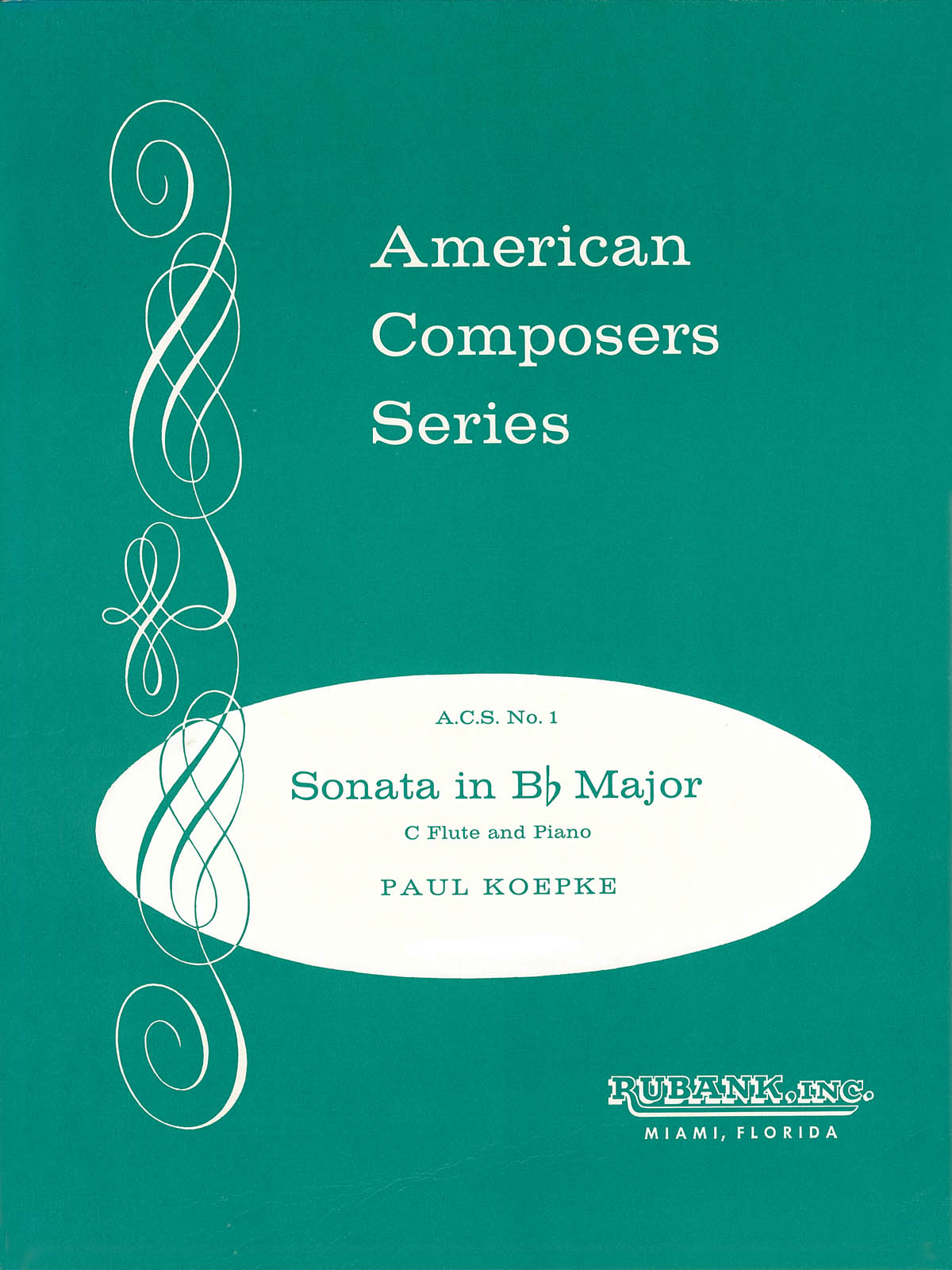 Paul Koepke: Sonata in B-flat Major: Flute and Accomp.: Instrumental Album