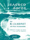Sacred Solos: Clarinet and Accomp.: Instrumental Album