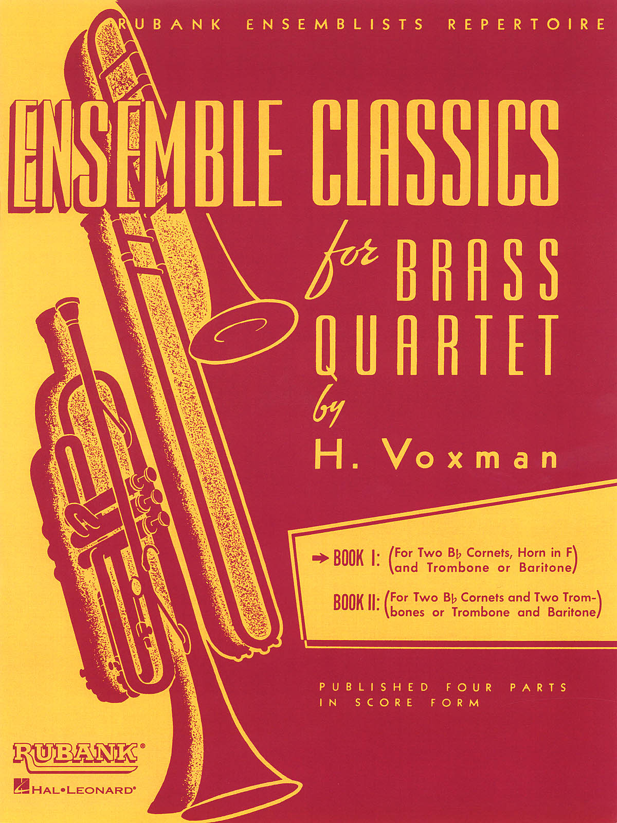 Ensemble Classics for Brass Quartet - Book 1: Brass Ensemble: Part