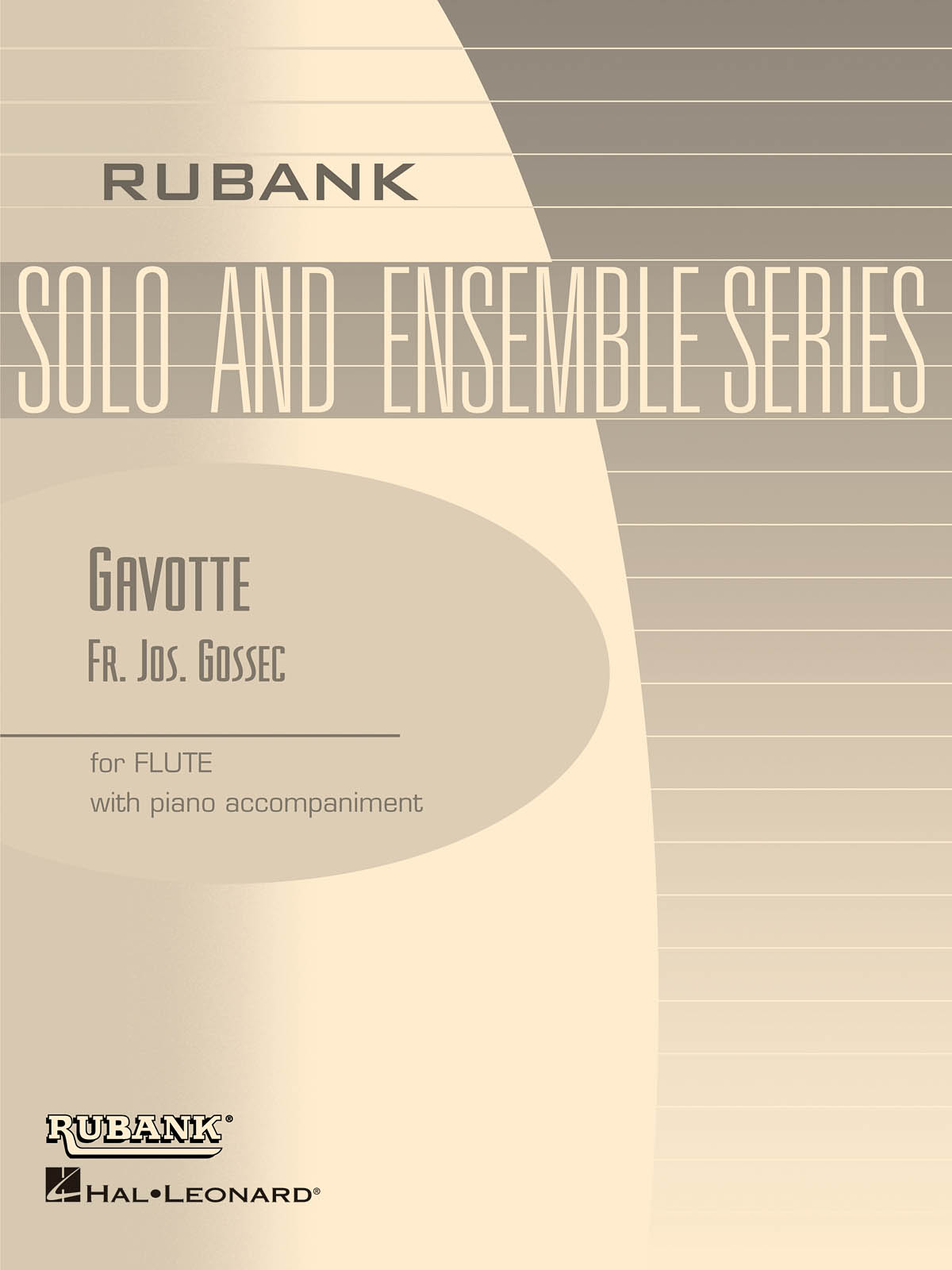 Francois-Joseph Gossec: Gavotte: Flute Solo: Score and Parts